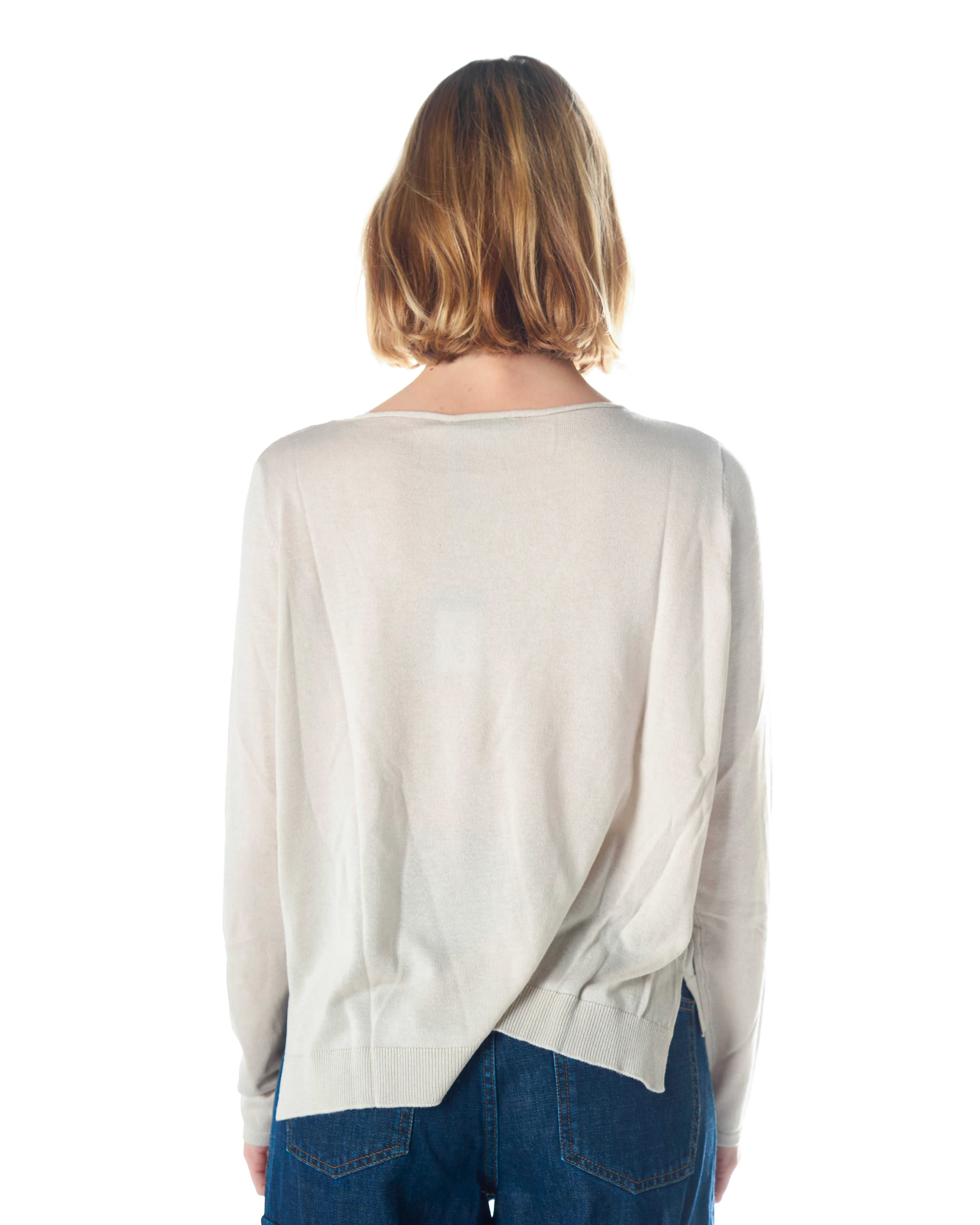BRIAN&BARRY MILANO MAGLIA SETA CACHEMIRE
