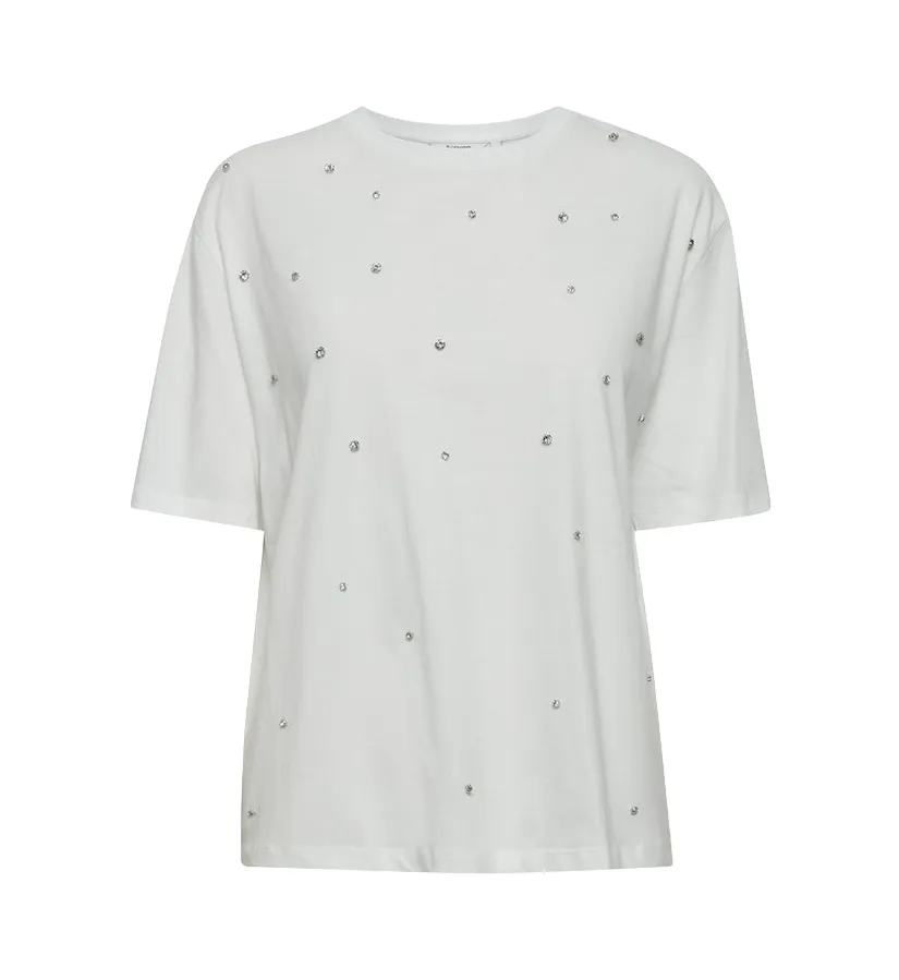 b.young women's short sleeve t-shirt with Pen Jewen applications 20814441 114800 white