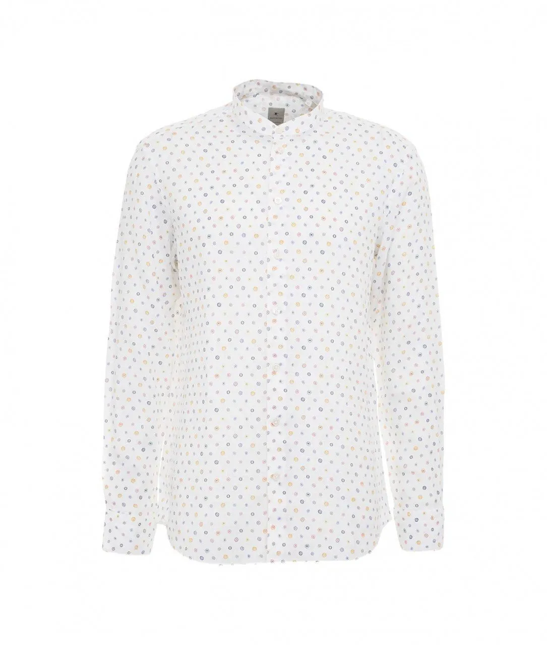 Camicia di lino Simo bianco bianco