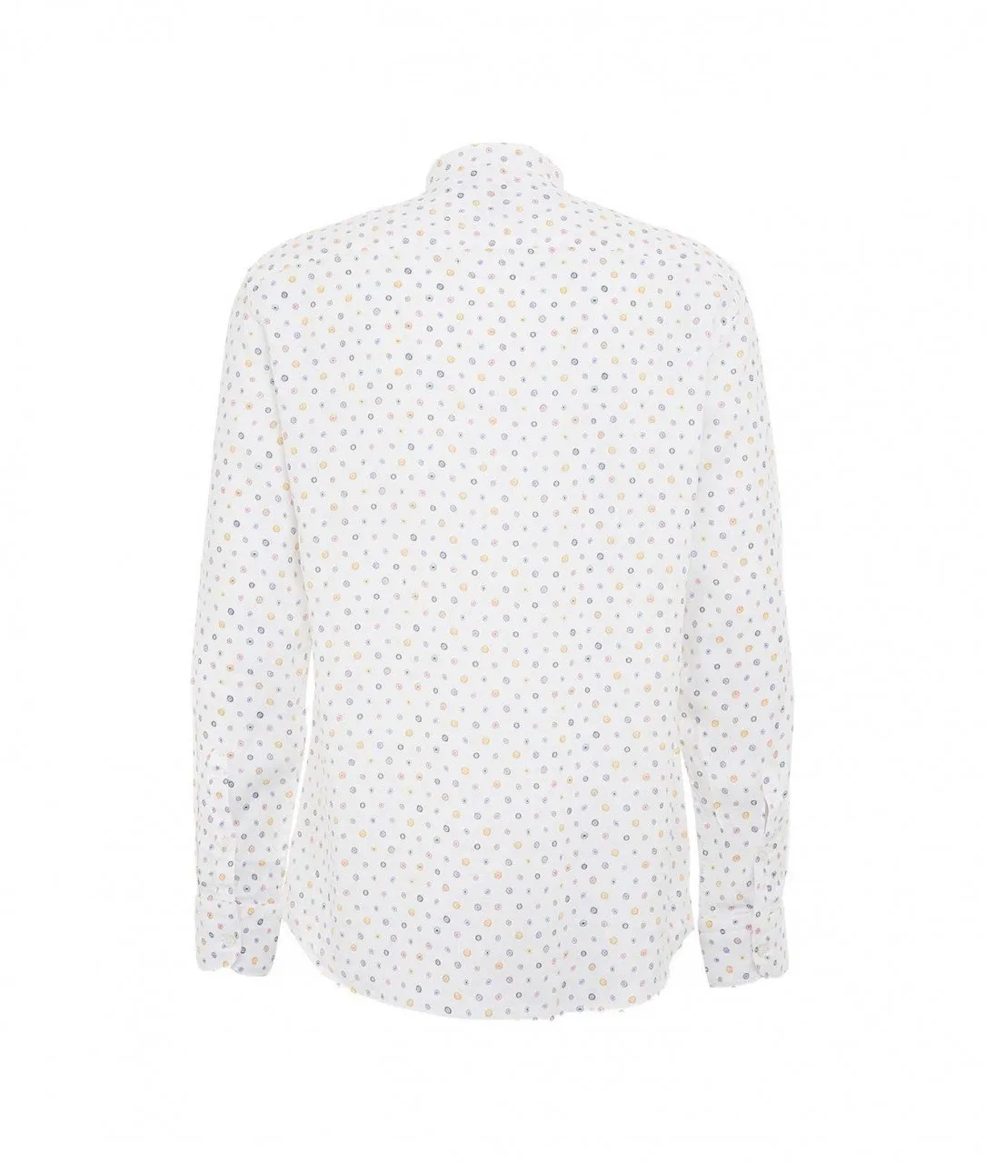 Camicia di lino Simo bianco bianco