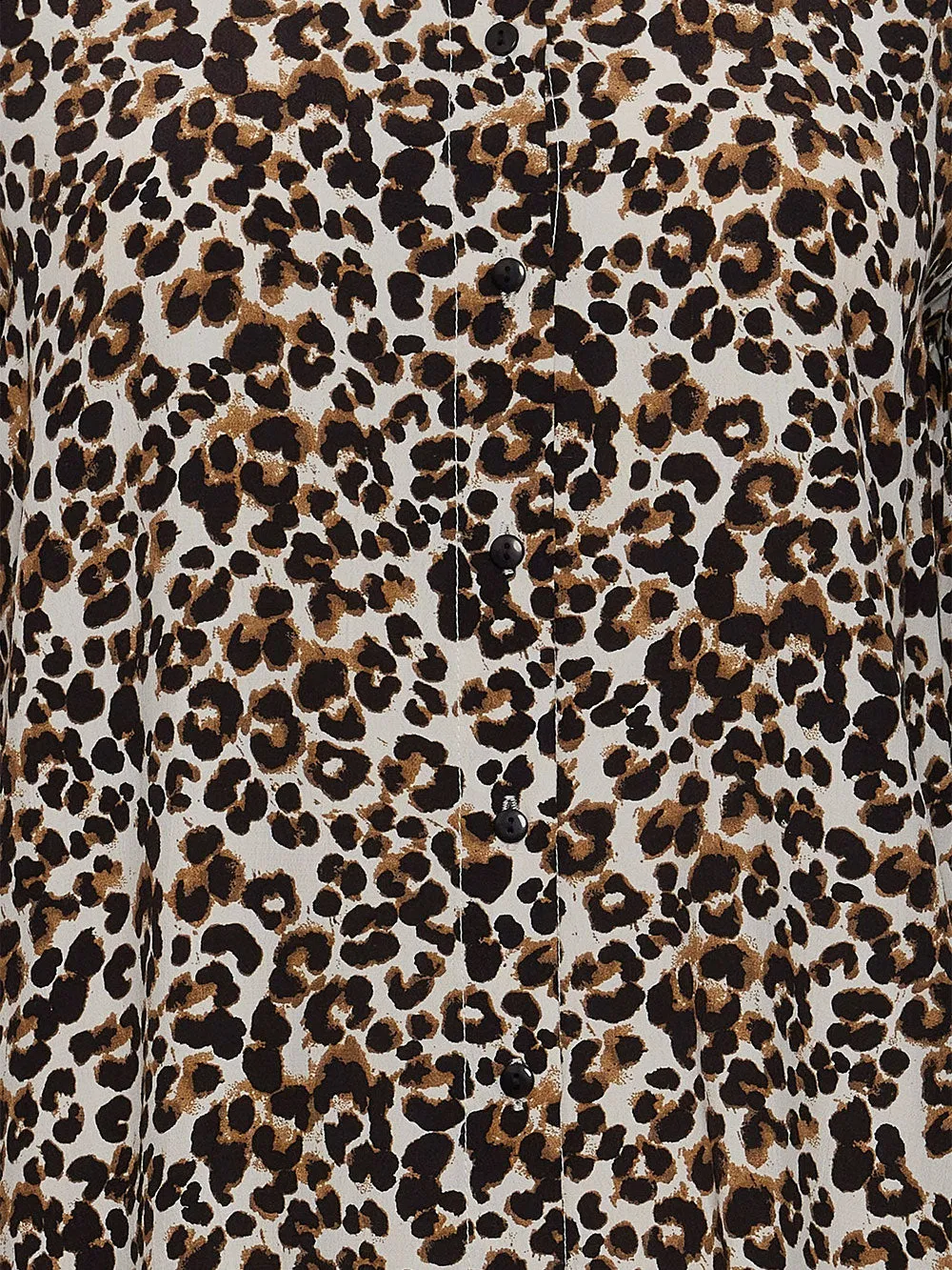 Camicia donna leopardata con colletto con bottoni