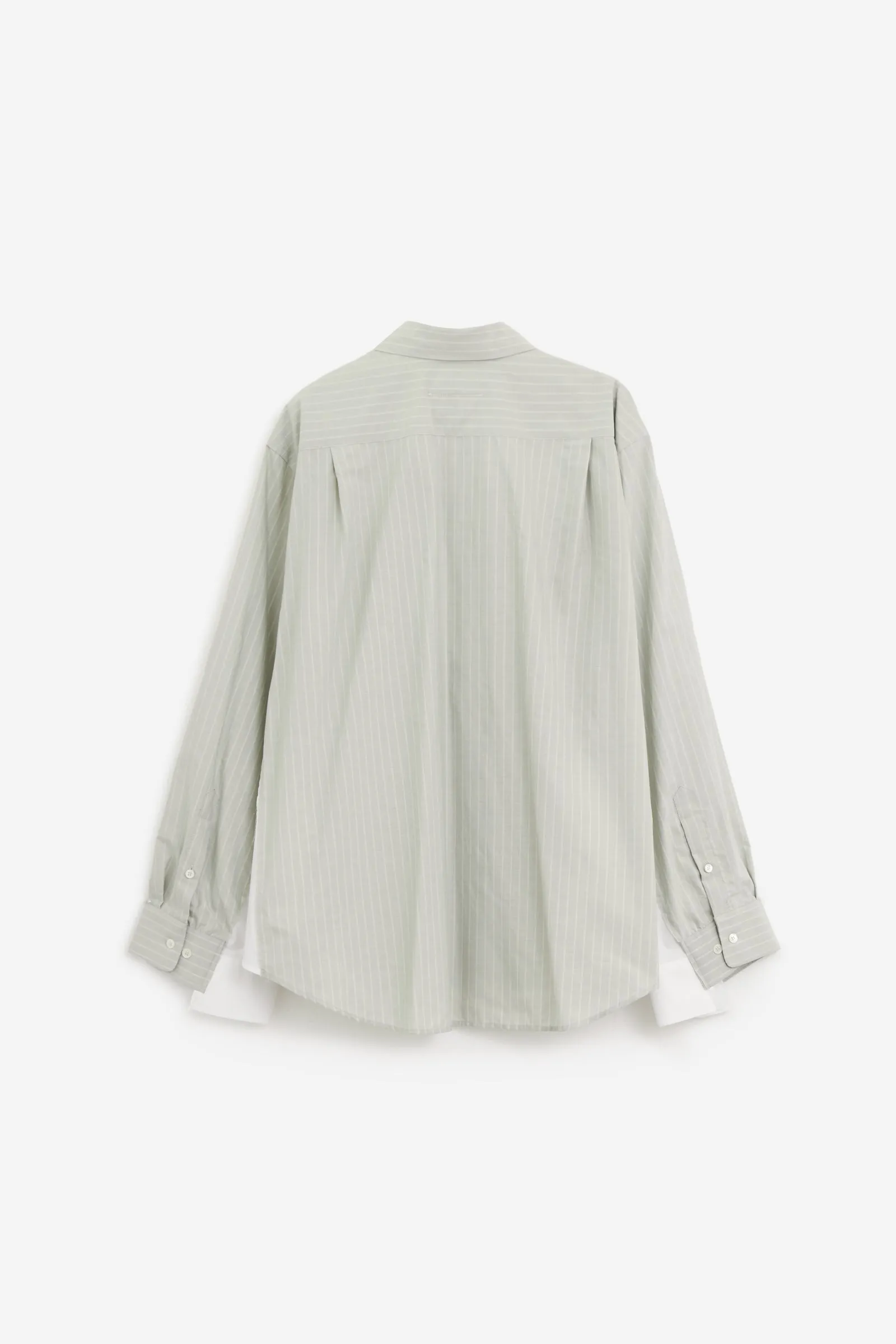 Camicia in cotone acquamarina