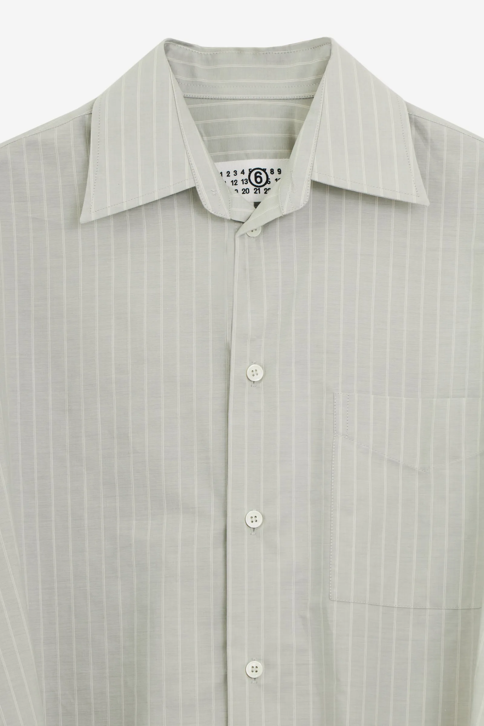 Camicia in cotone acquamarina