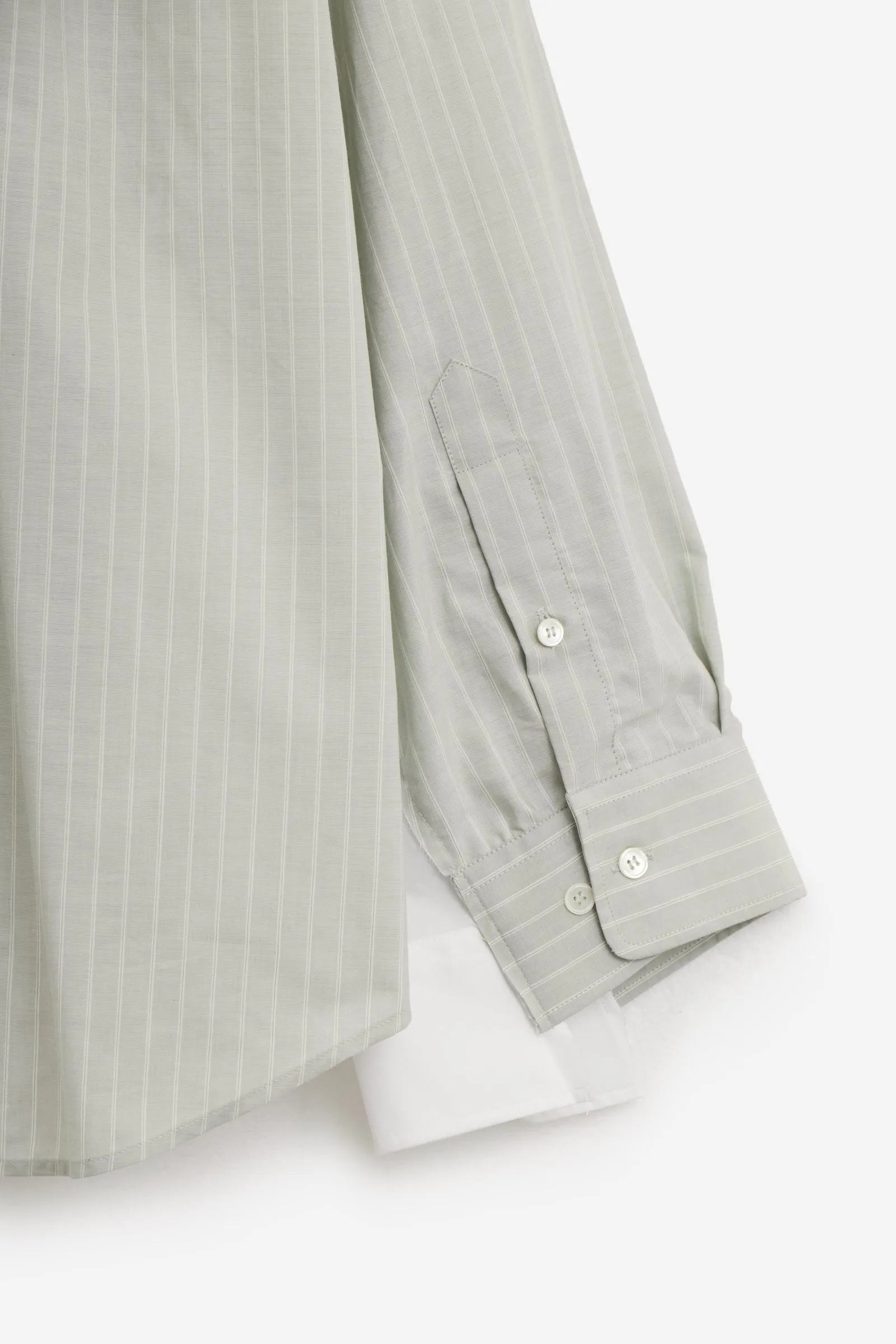 Camicia in cotone acquamarina