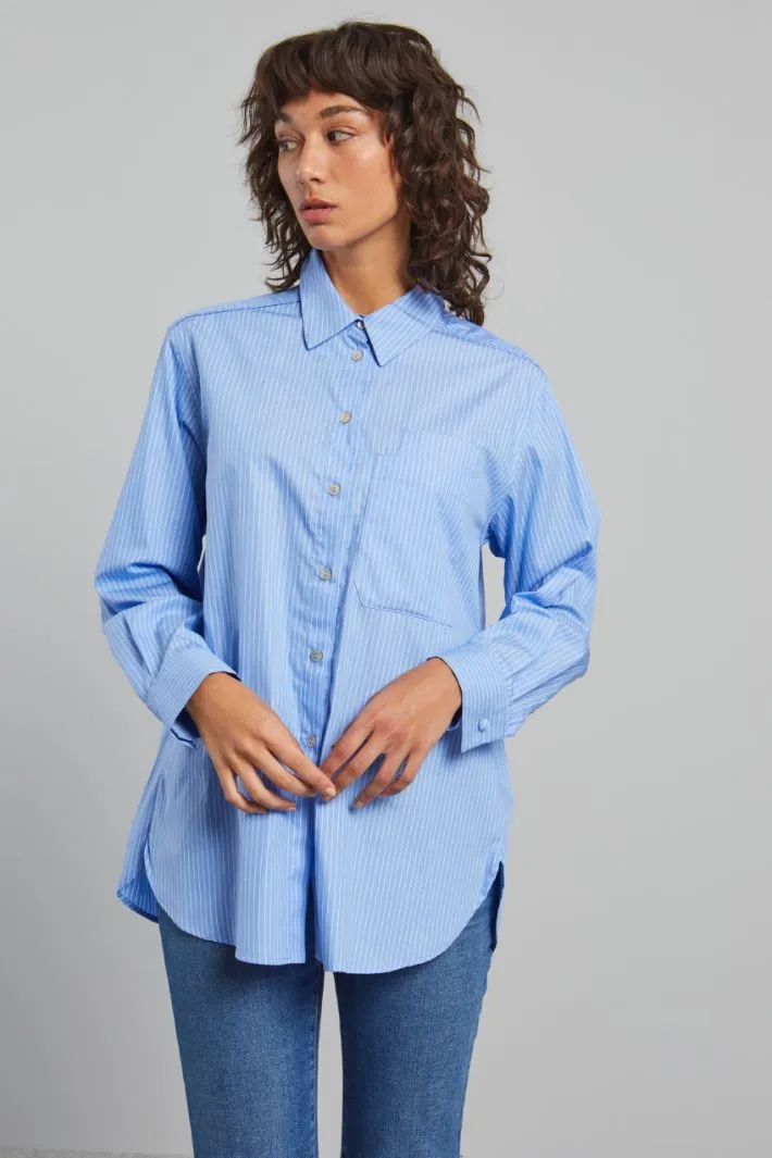 Camicia lunga con taschini