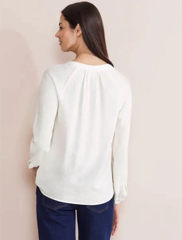 Camicia Manica Lunga Casual Street One - White