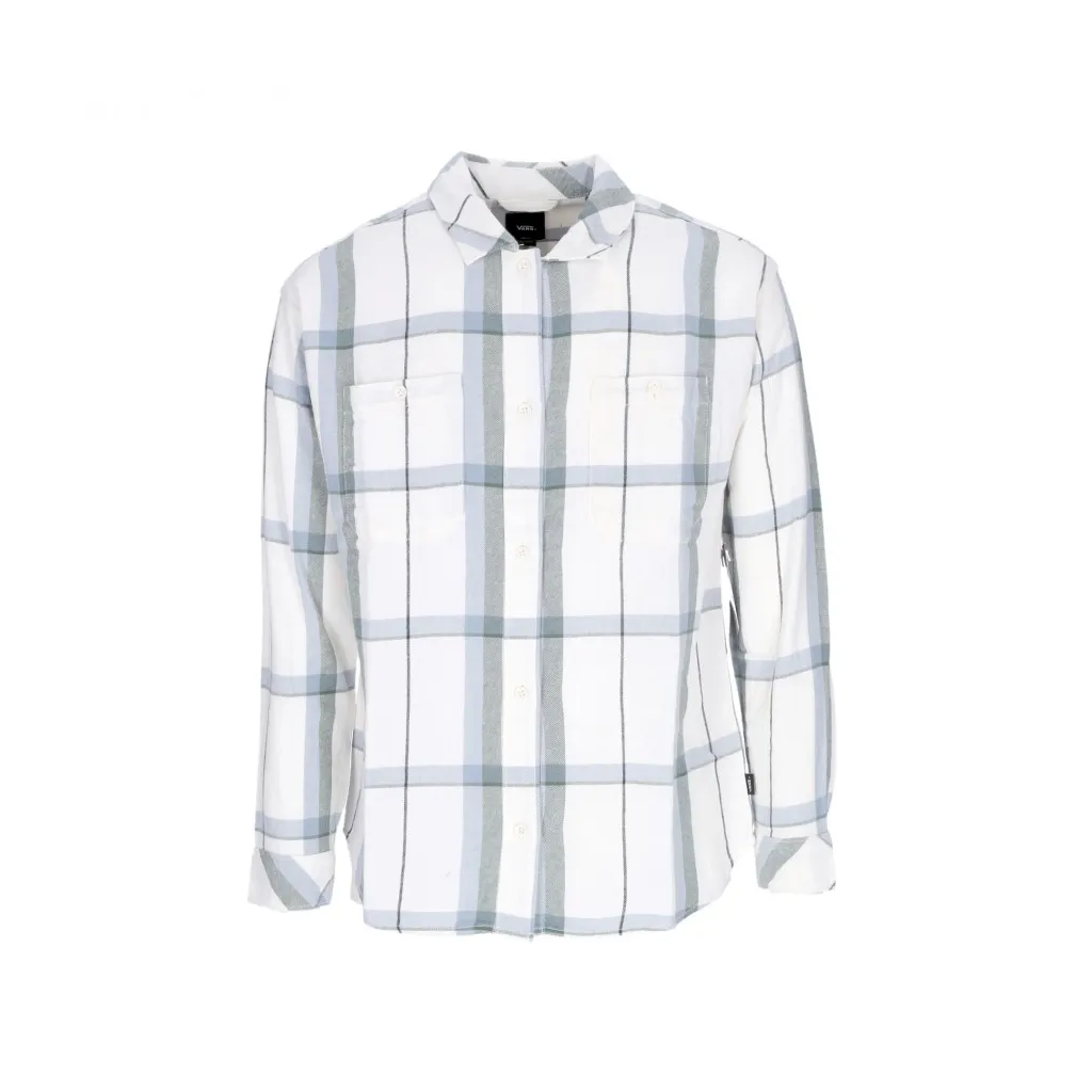 camicia manica lunga donna tori plaid l/s top WHITE