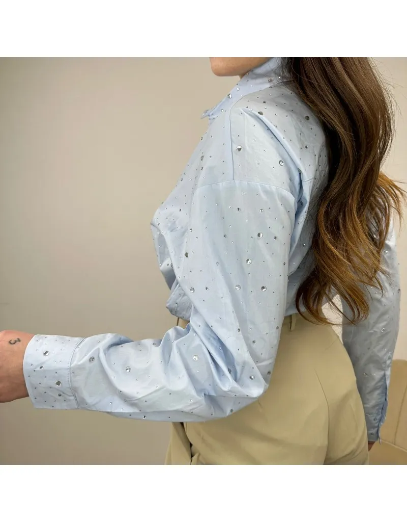 CAMICIA STAR SHINE AZZURRA
