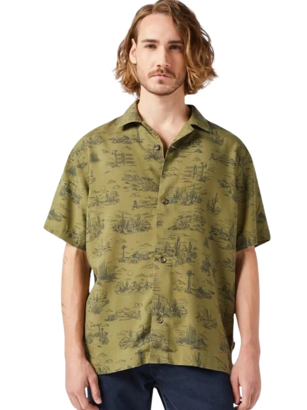 Camicia Uomo con colletto aperto
