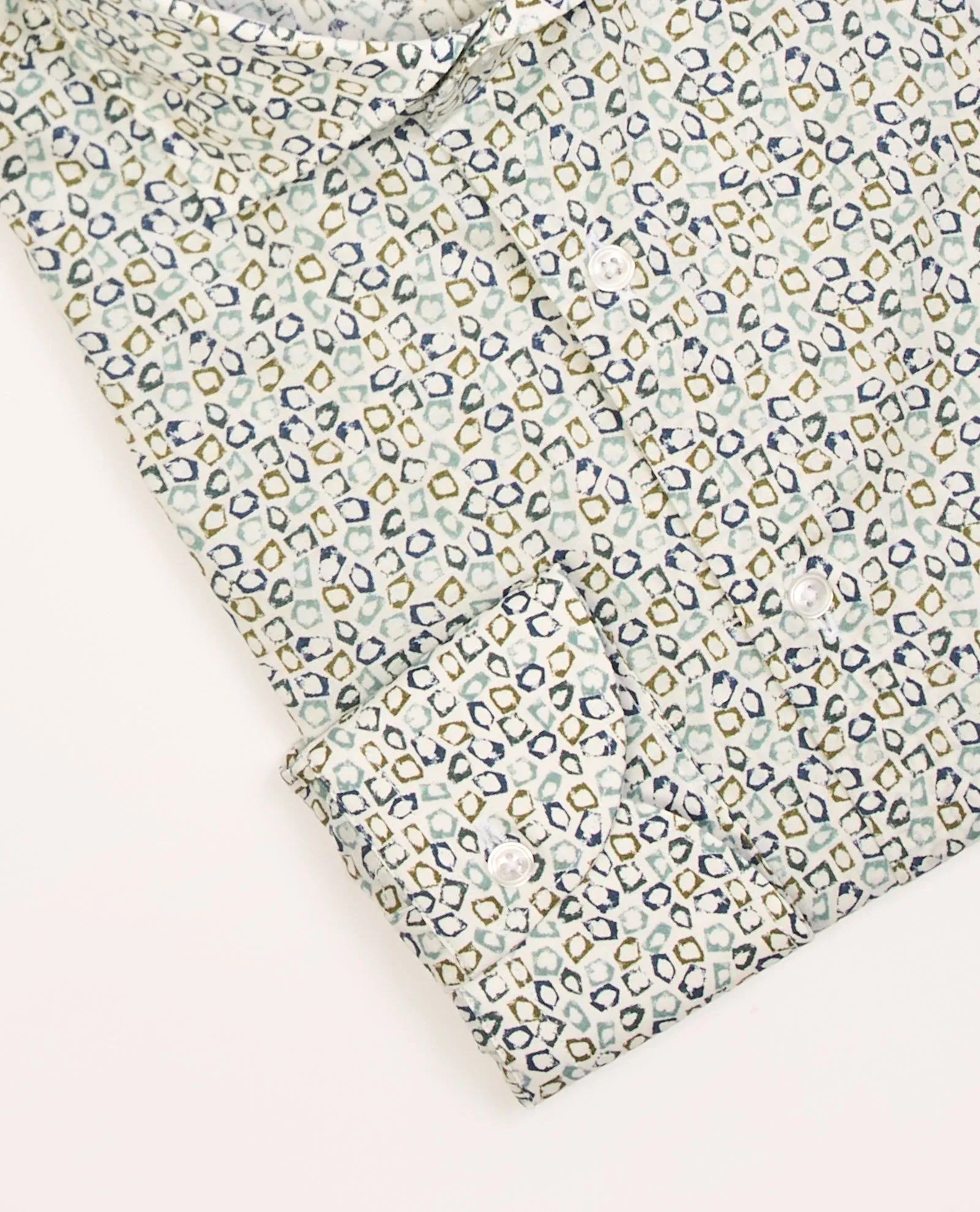 Camicia uomo SetteMezzo custom fit con stampa fantasia
