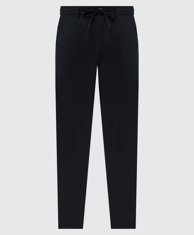 Canali Pantaloni blu in lana AR03472V1659