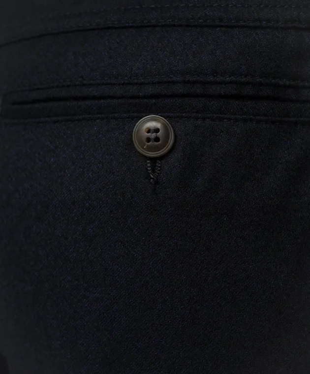 Canali Pantaloni blu in lana AR03472V1659