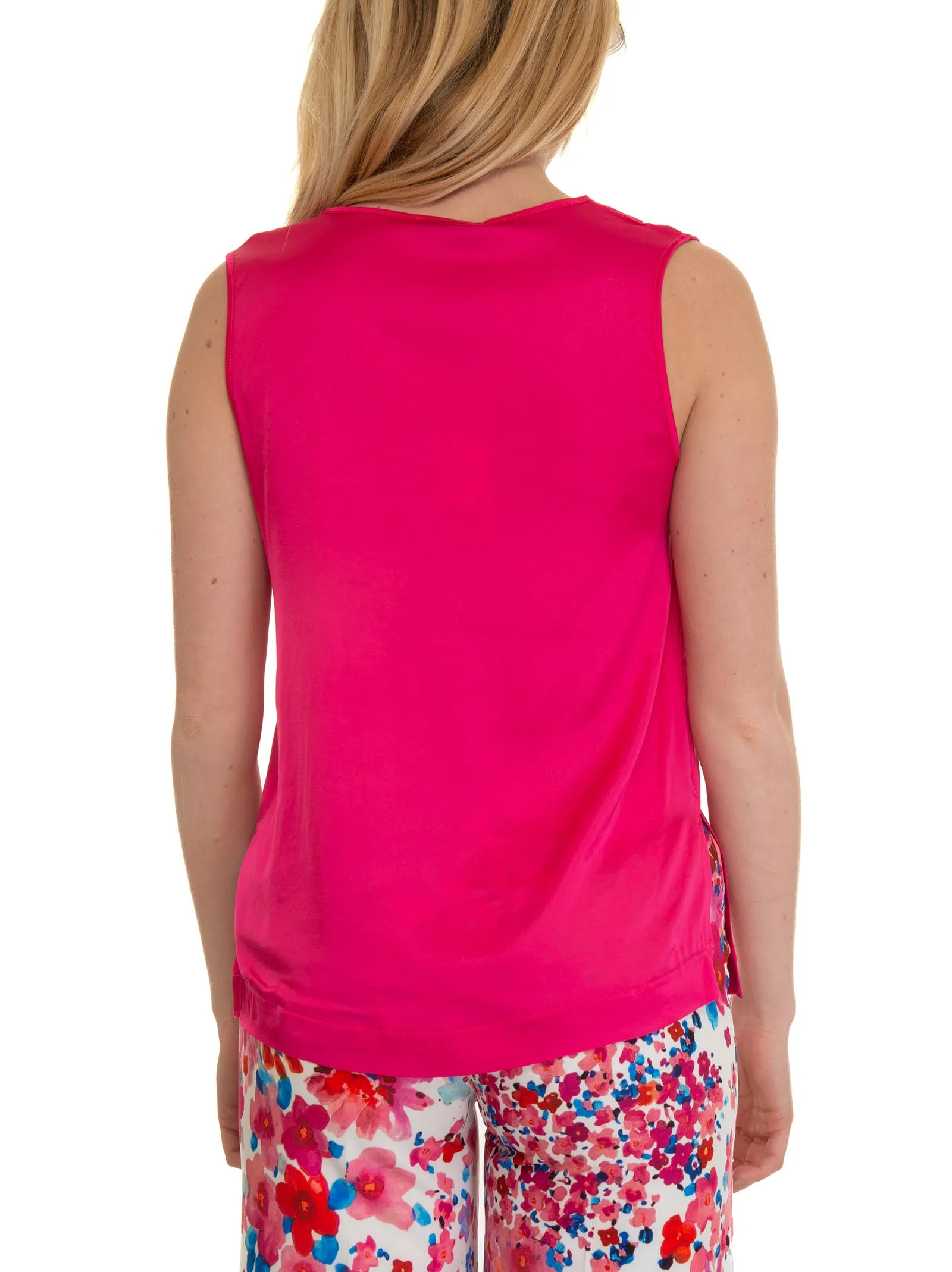 Canotta svasata Fucsia Maria Bellentani Donna