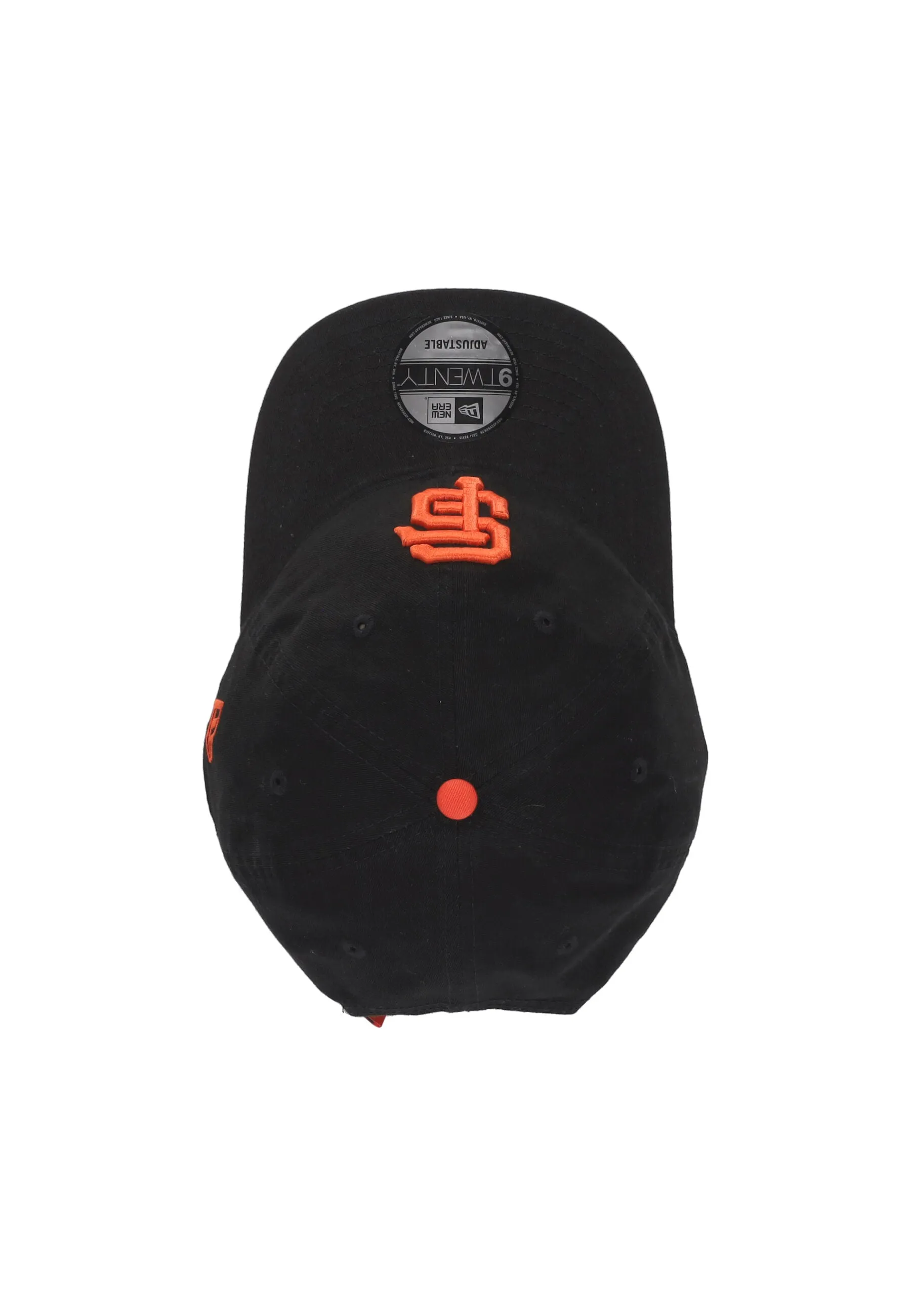 Cappellino Visiera Curva Uomo Mlb Core Classic 920 Safgia Black/orange