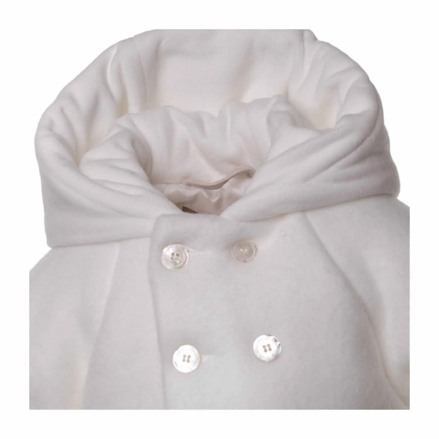 Cappotto Bianco Neonata