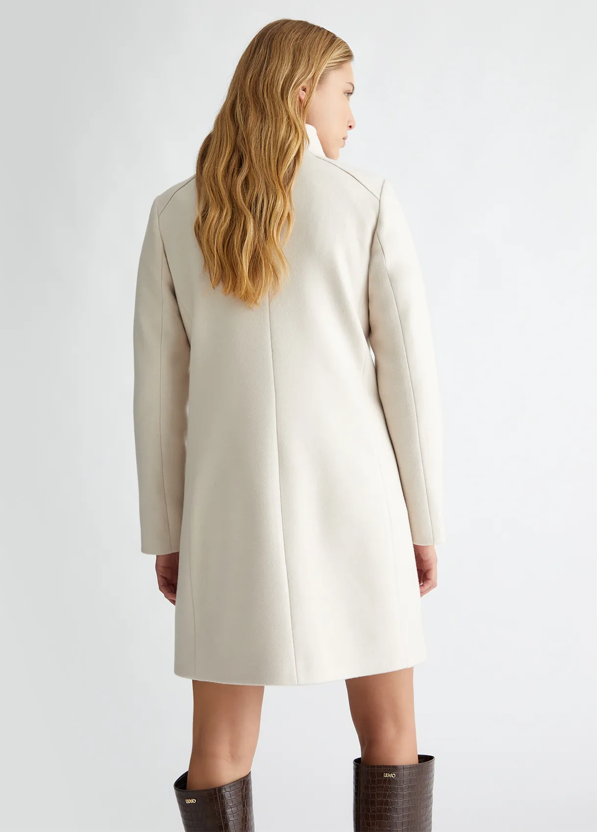 CAPPOTTO DOPPIOPETTO IN MISTO LANA LIU-JO
