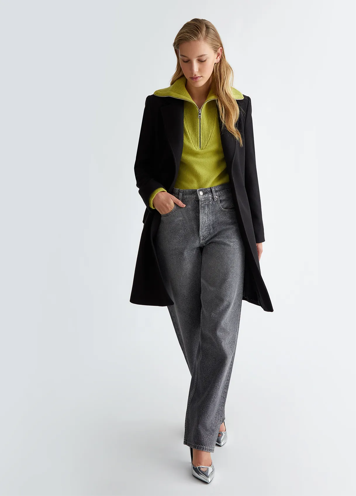 CAPPOTTO IN MISTO LANA LIU-JO