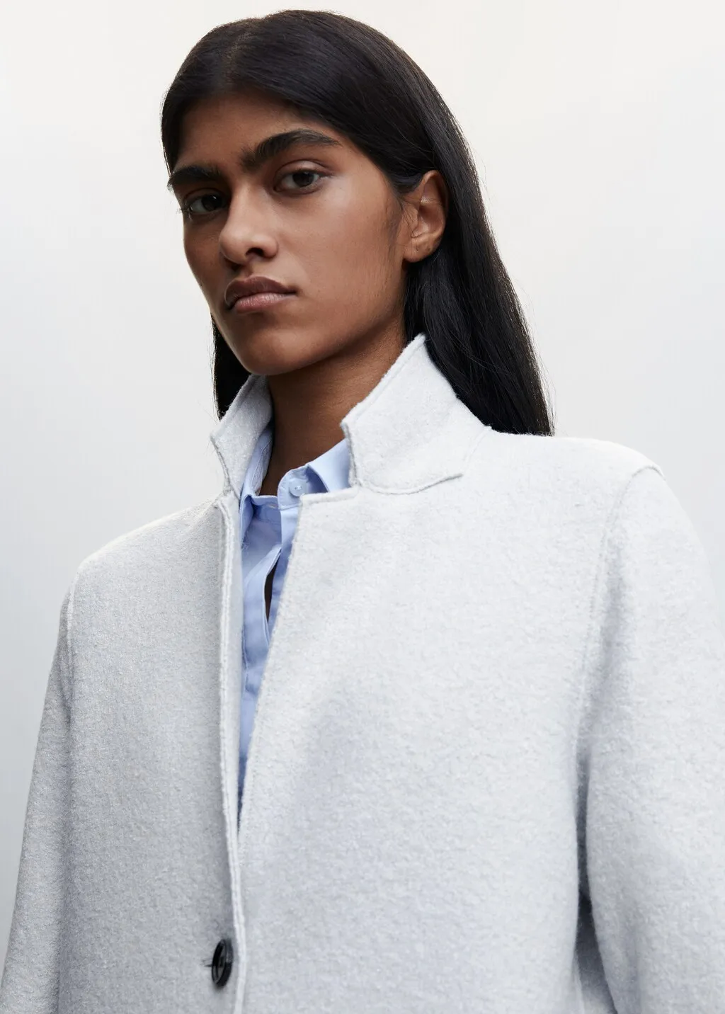Cappotto lana bottoni
