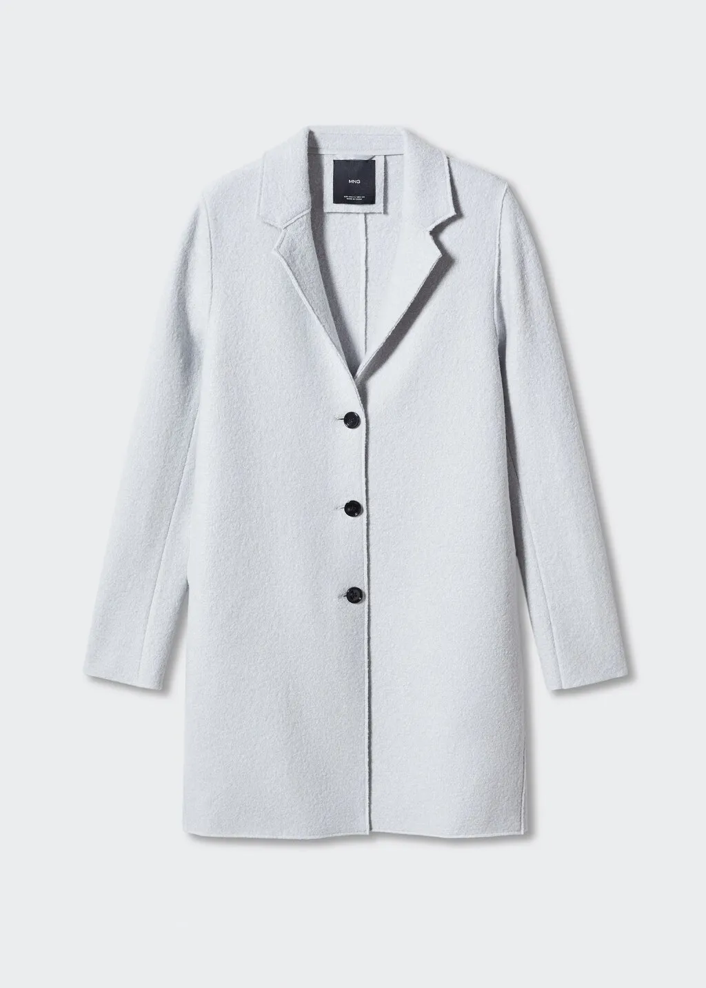 Cappotto lana bottoni
