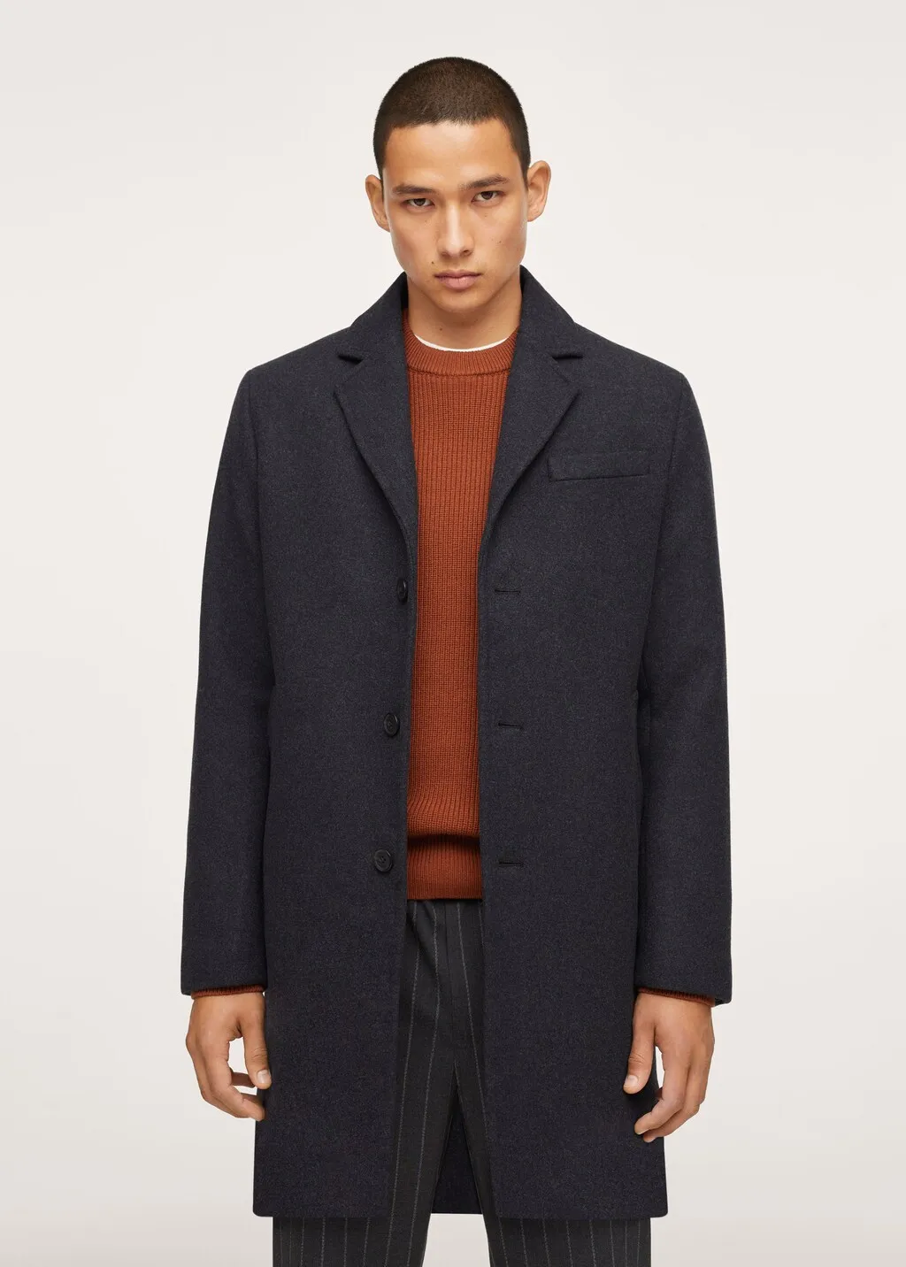 Cappotto lana riciclata