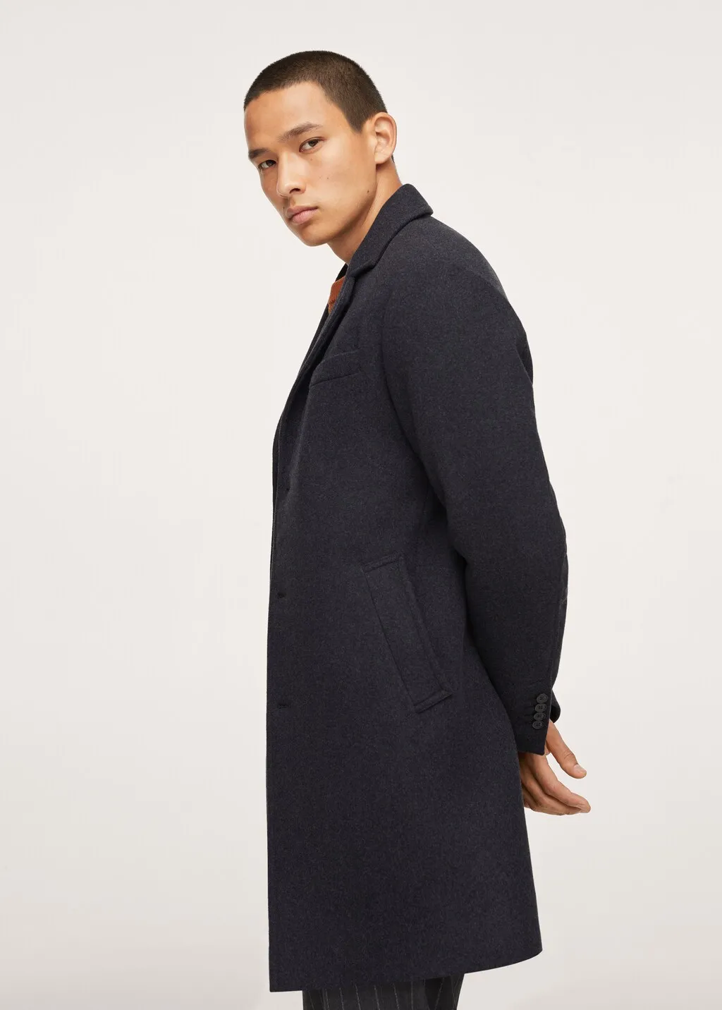 Cappotto lana riciclata