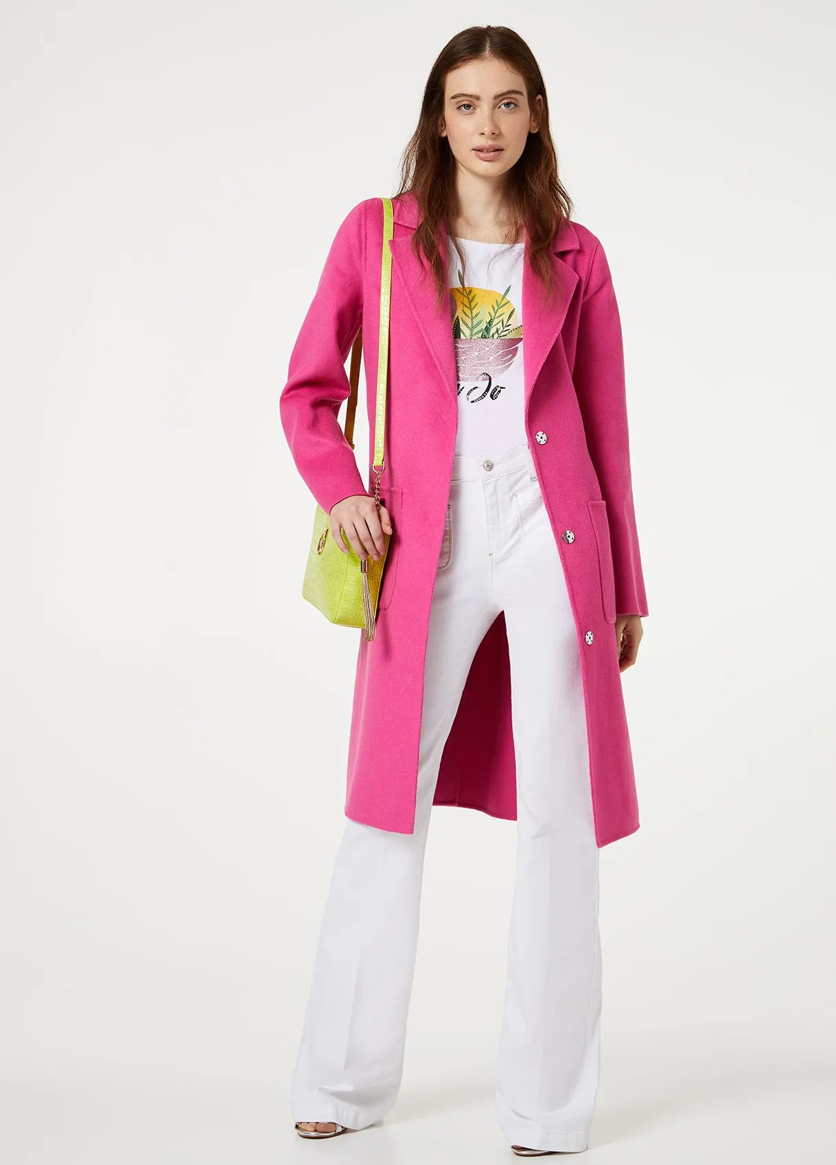 Cappotto lungo con cintura