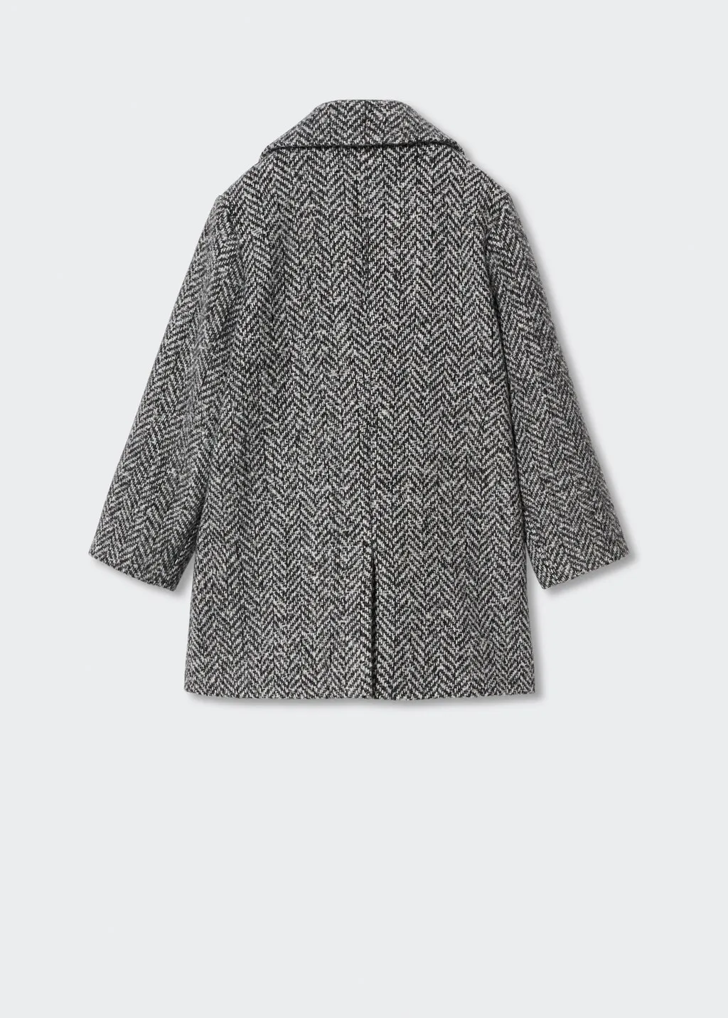 Cappotto tessuto spigato