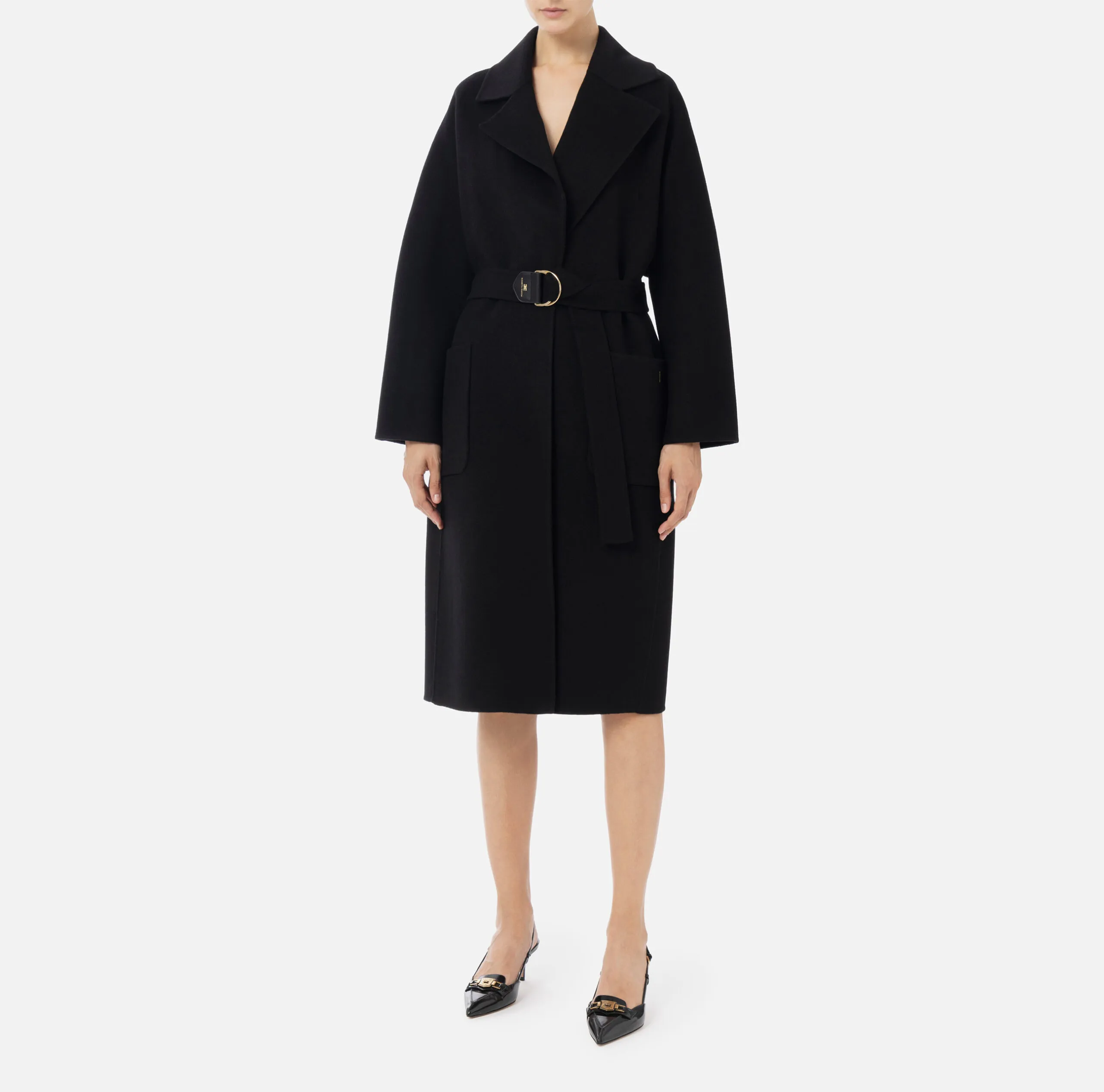 CAPPOTTO VESTAGLIA IN LANA ELISABETTA FRANCHI