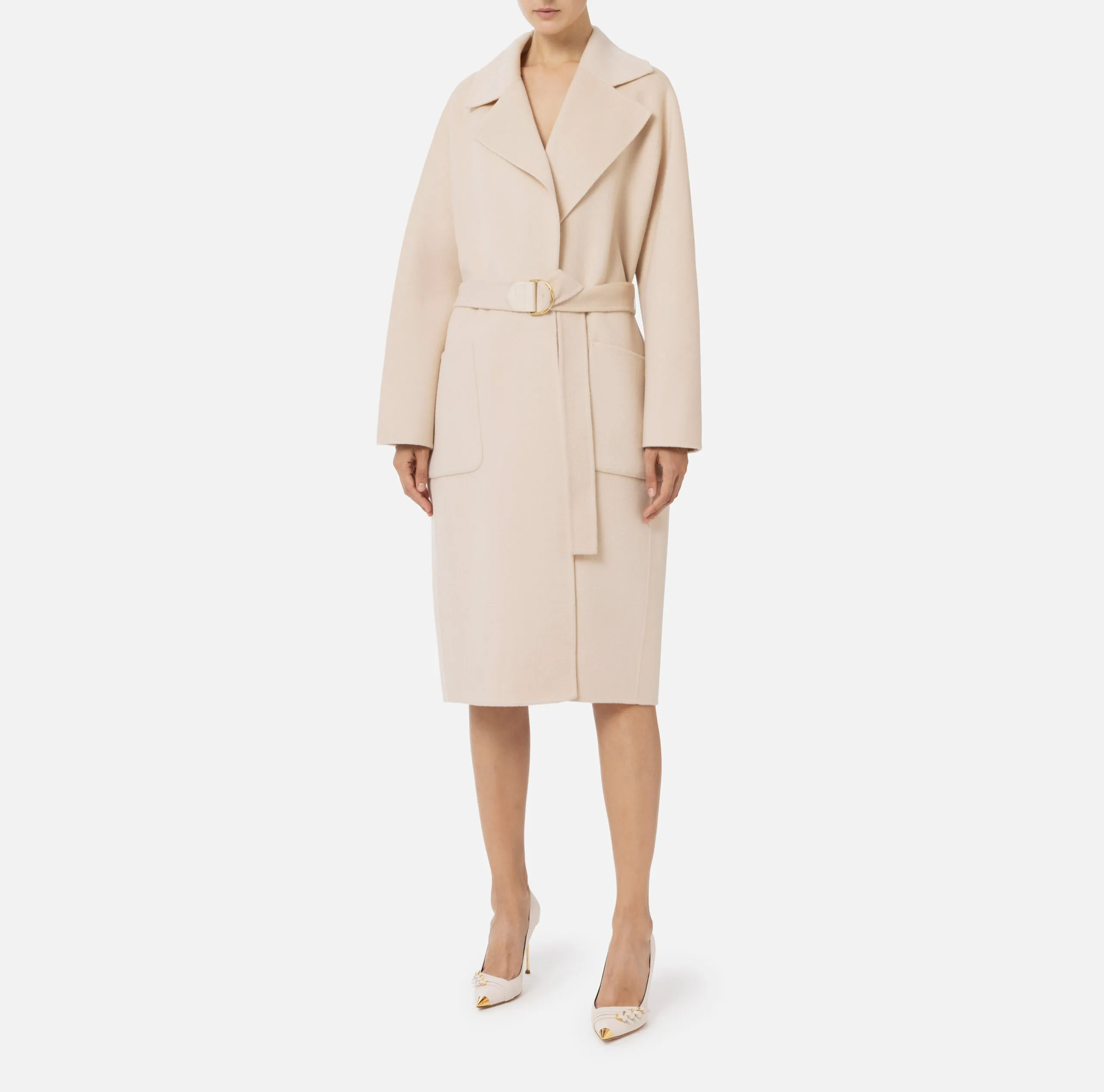 CAPPOTTO VESTAGLIA IN LANA ELISABETTA FRANCHI
