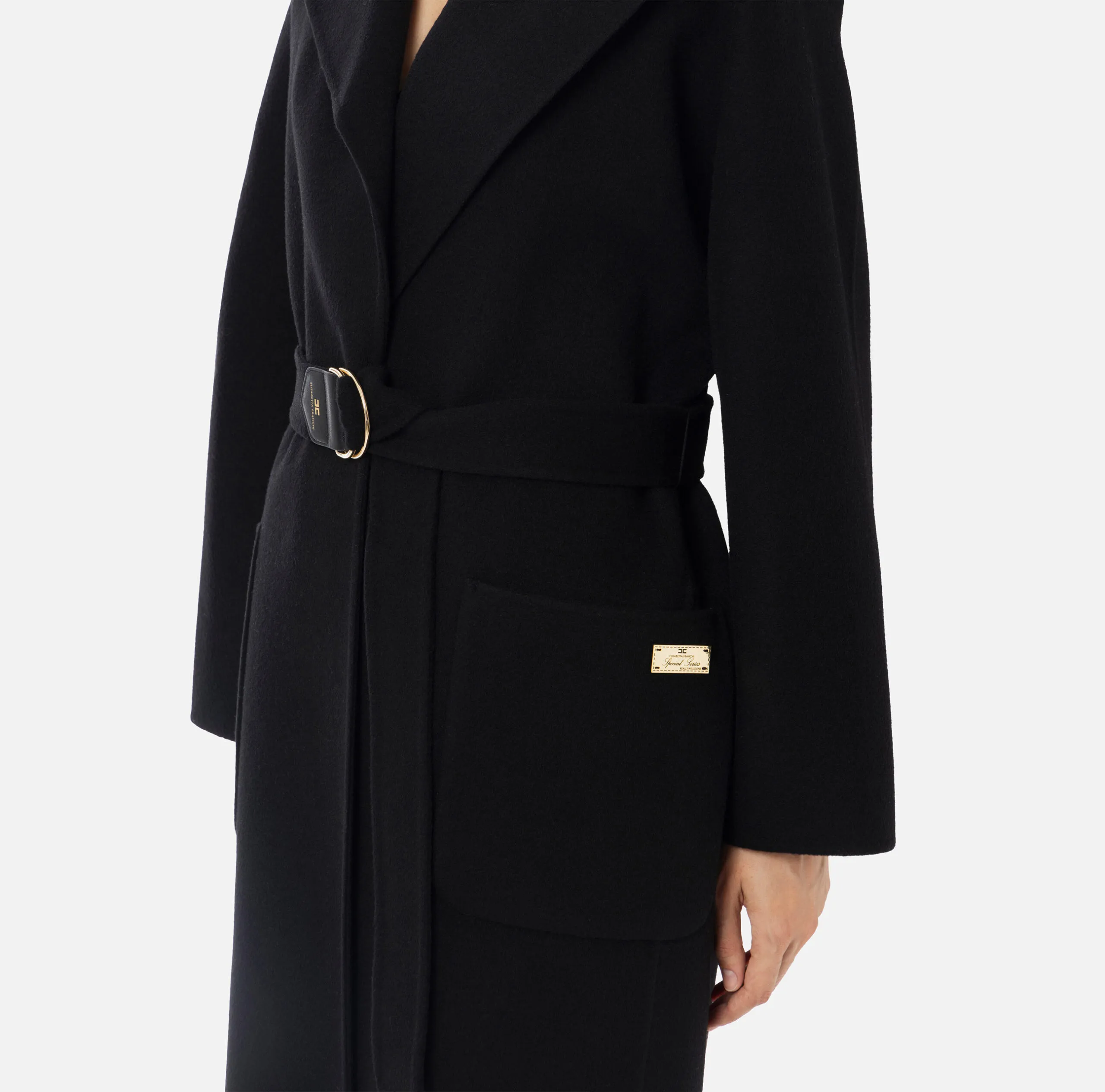 CAPPOTTO VESTAGLIA IN LANA ELISABETTA FRANCHI