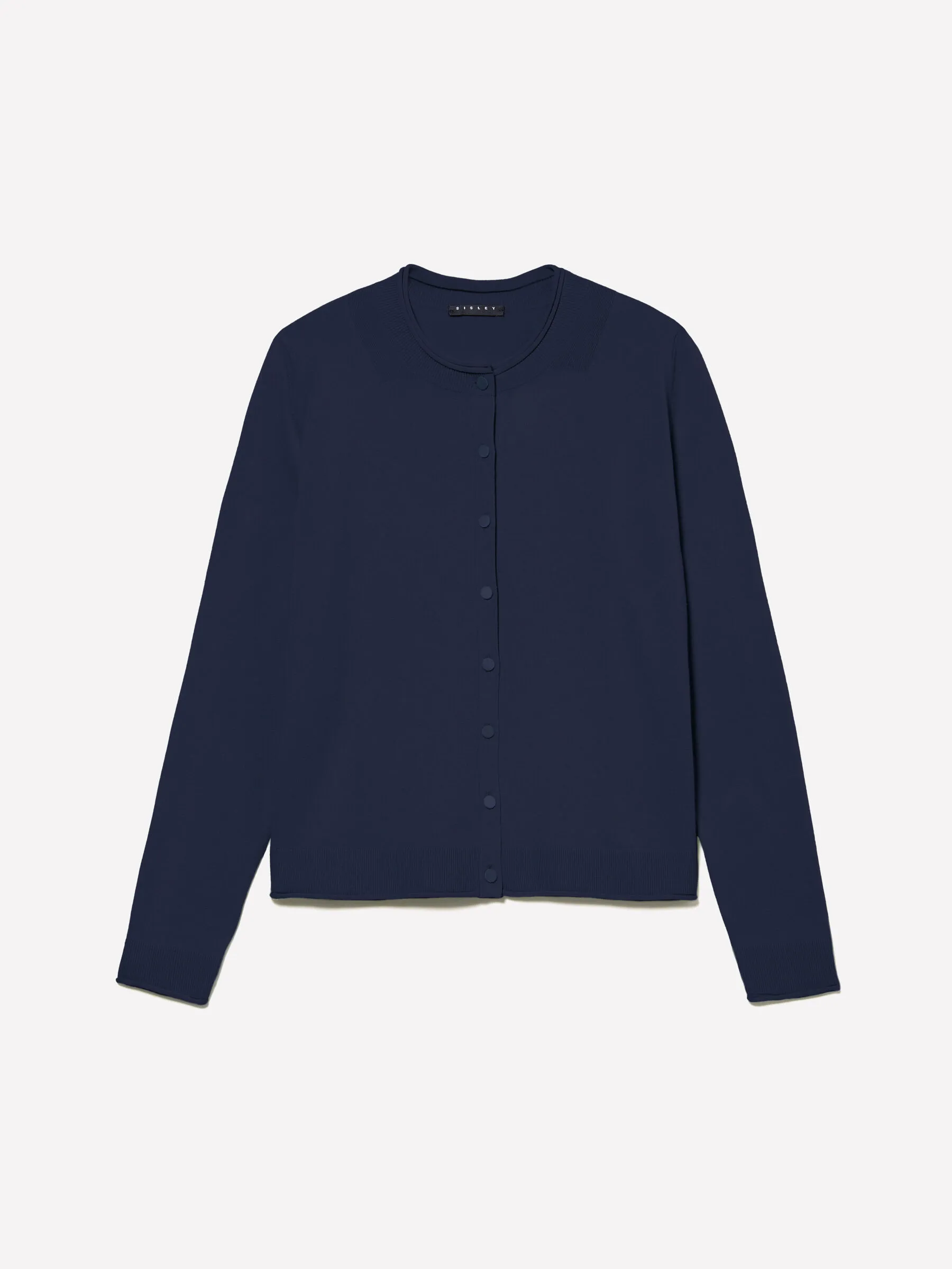 Cardigan blu scuro regular fit