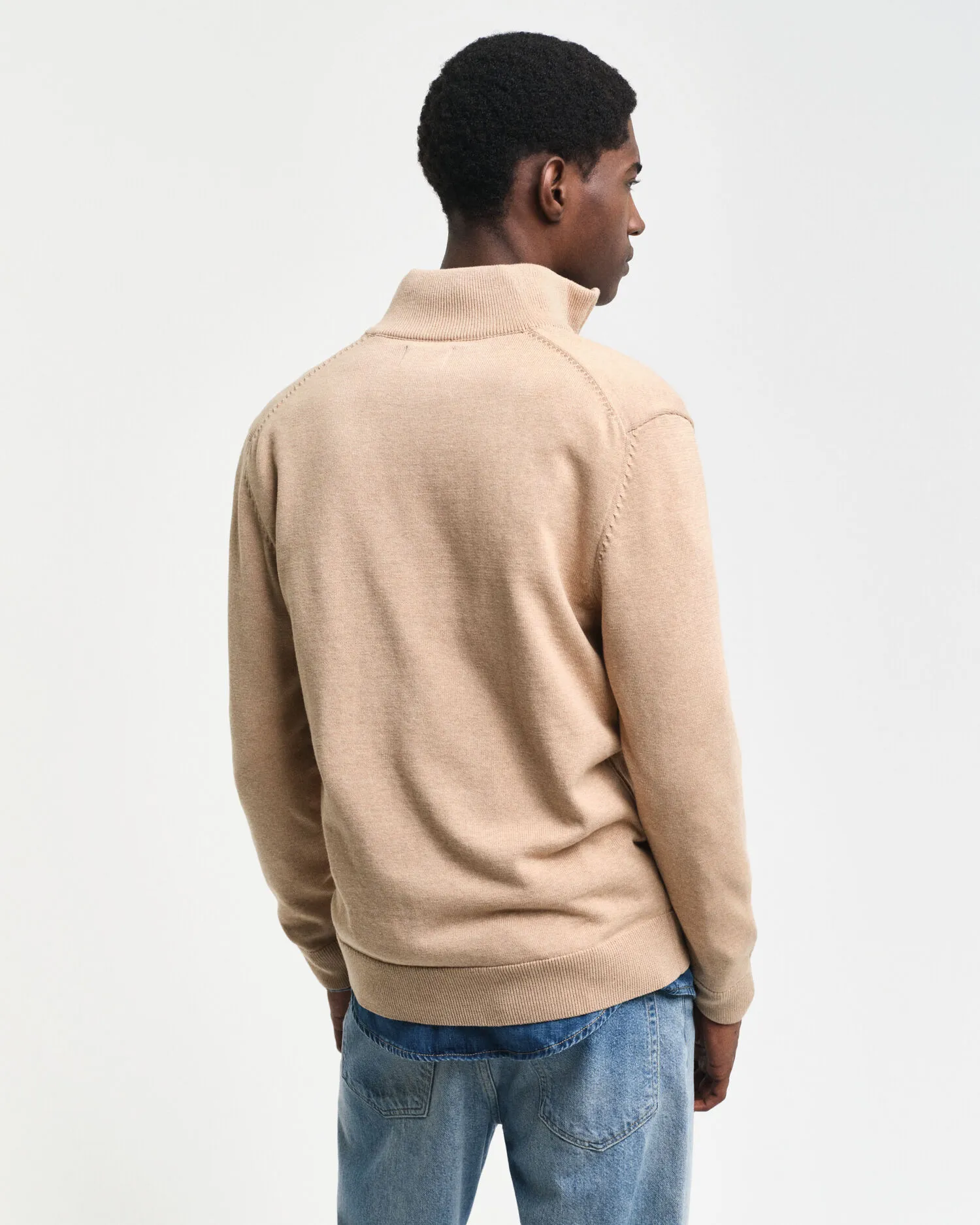 Cardigan Casual in cotone con zip    