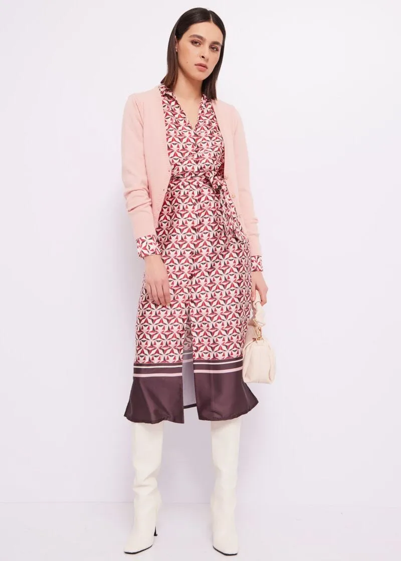 Cardigan in misto lana e cashmere