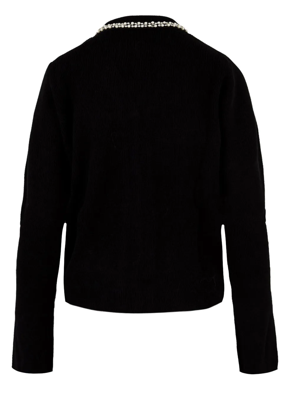 Cardigan nero con chiusura a bottoncini  Donna