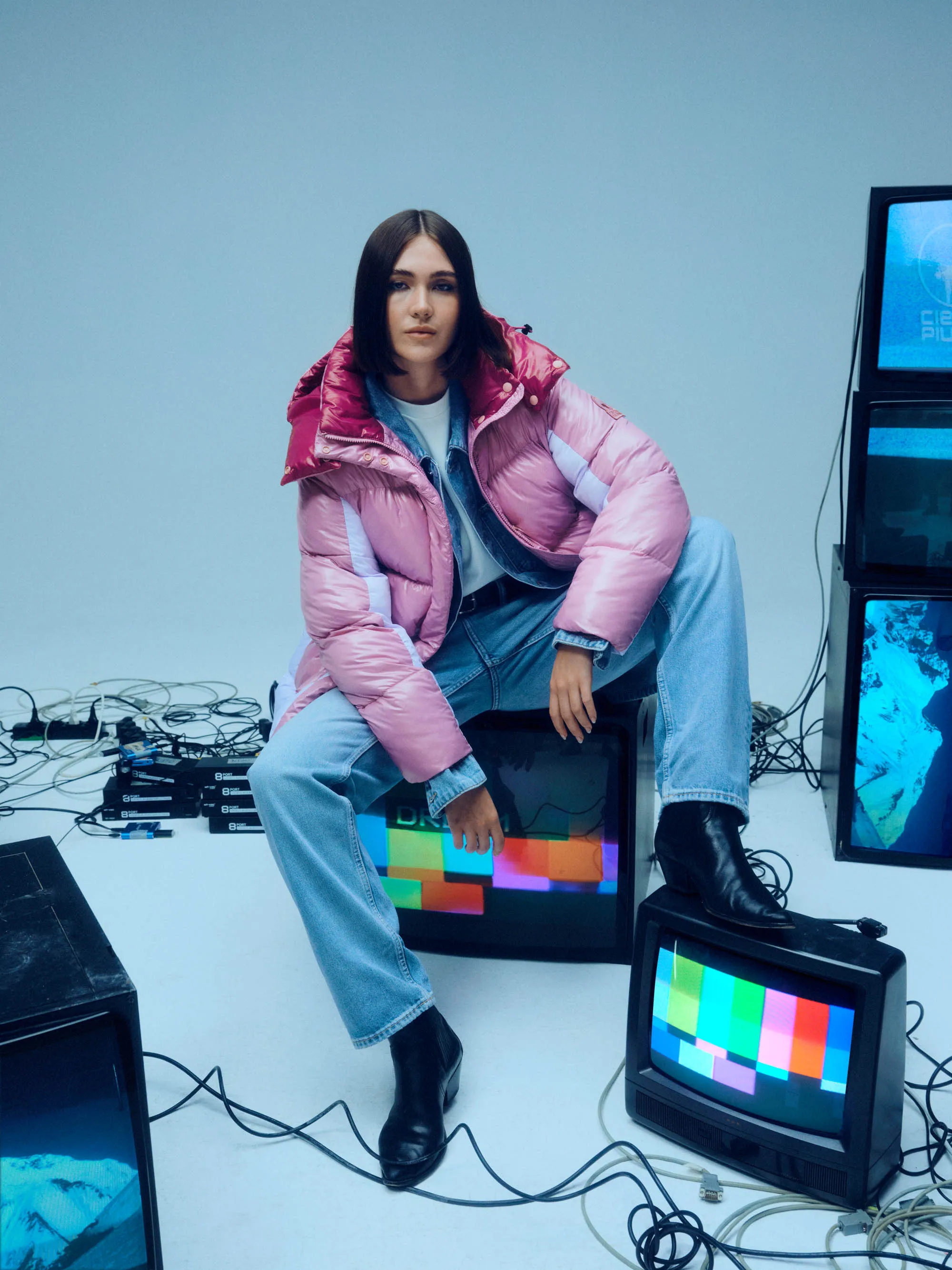 CHAMONIX – Pink parka for women LAB00
