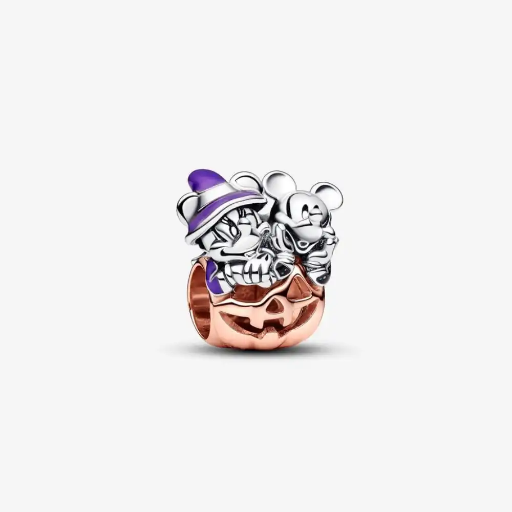 CHARM ZUCCA DI HALLOWEEN MICKEY E MINNIE MOUSE PANDORA