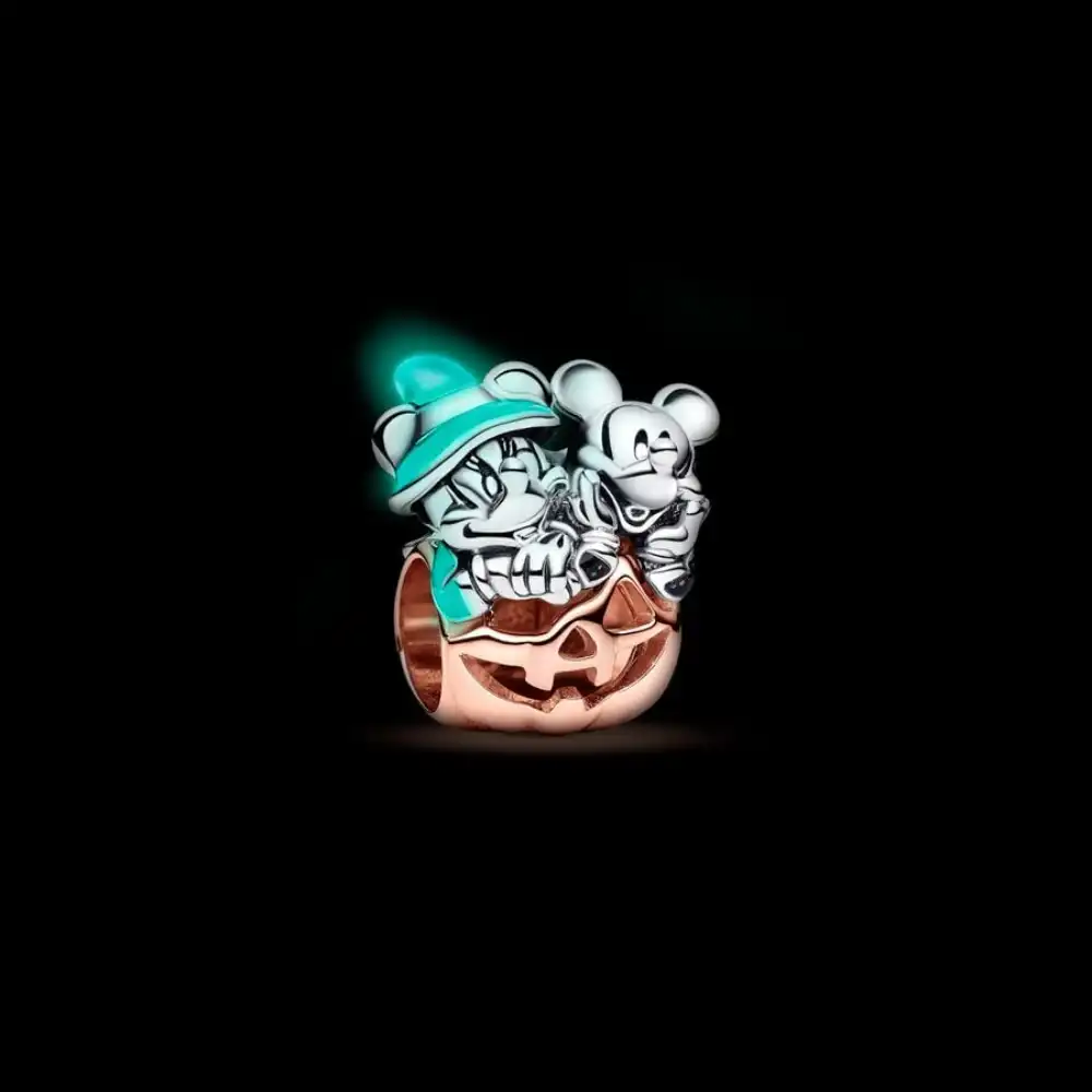 CHARM ZUCCA DI HALLOWEEN MICKEY E MINNIE MOUSE PANDORA