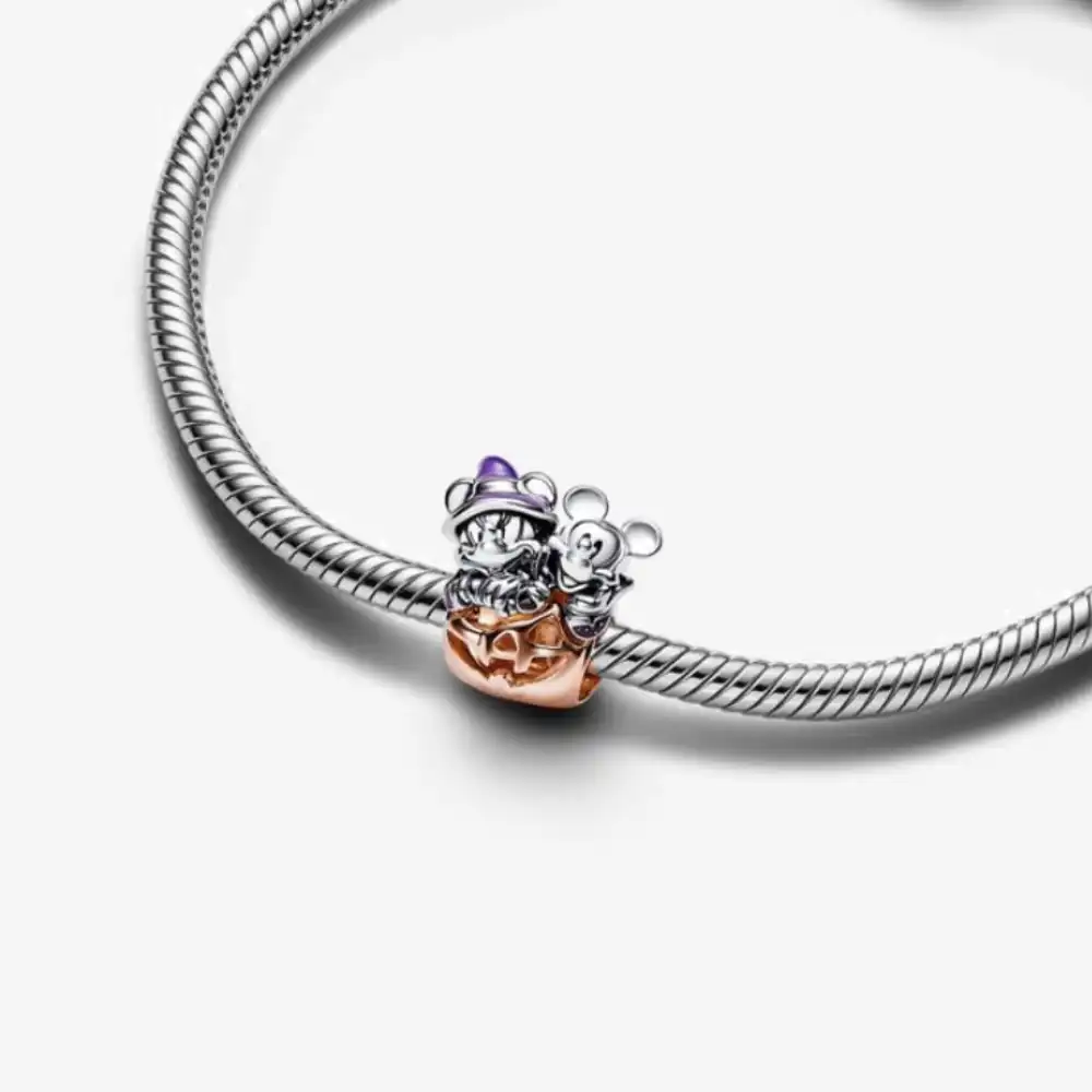 CHARM ZUCCA DI HALLOWEEN MICKEY E MINNIE MOUSE PANDORA