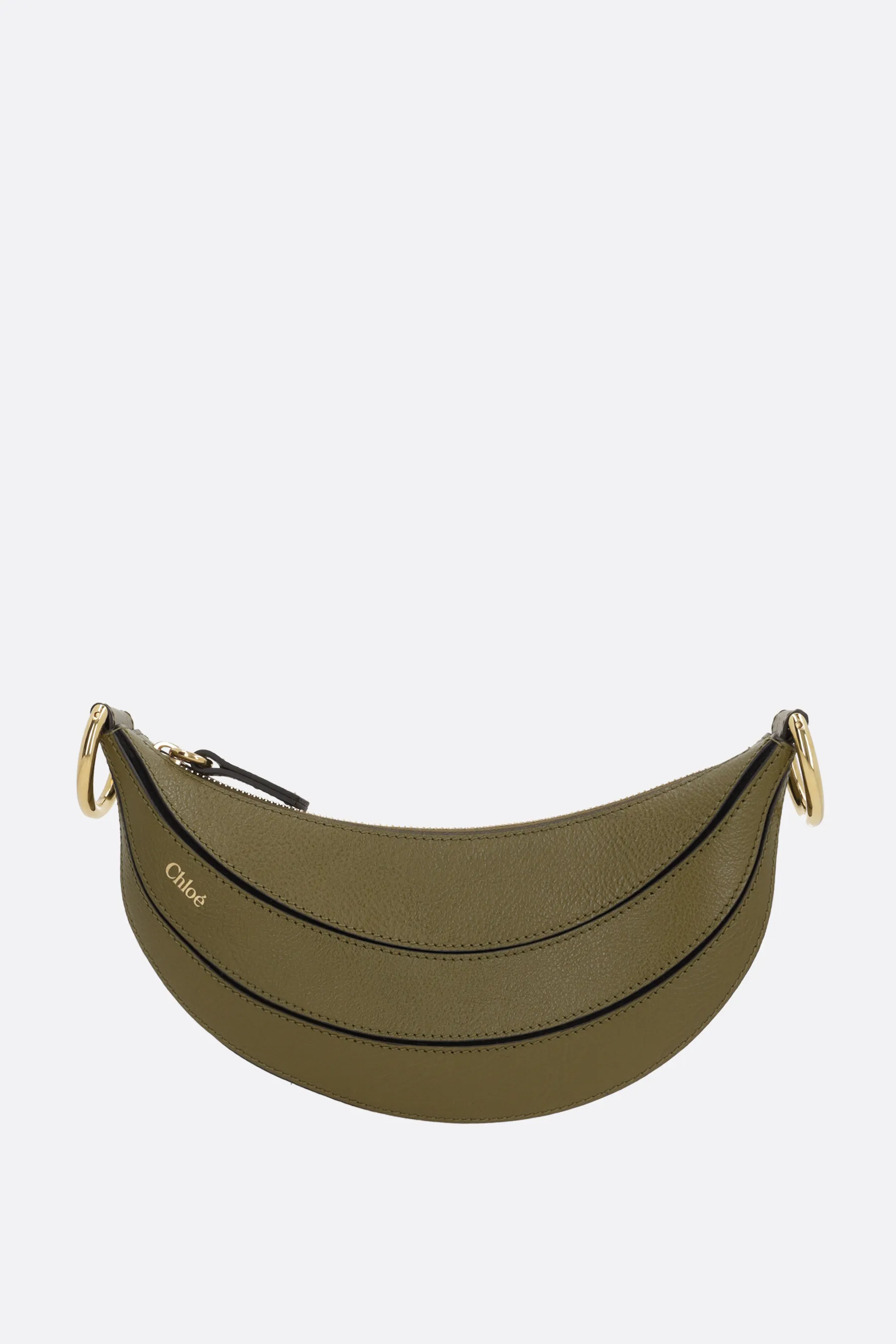  CHLOÉ borsa a spalla Banana in pelle martellata 