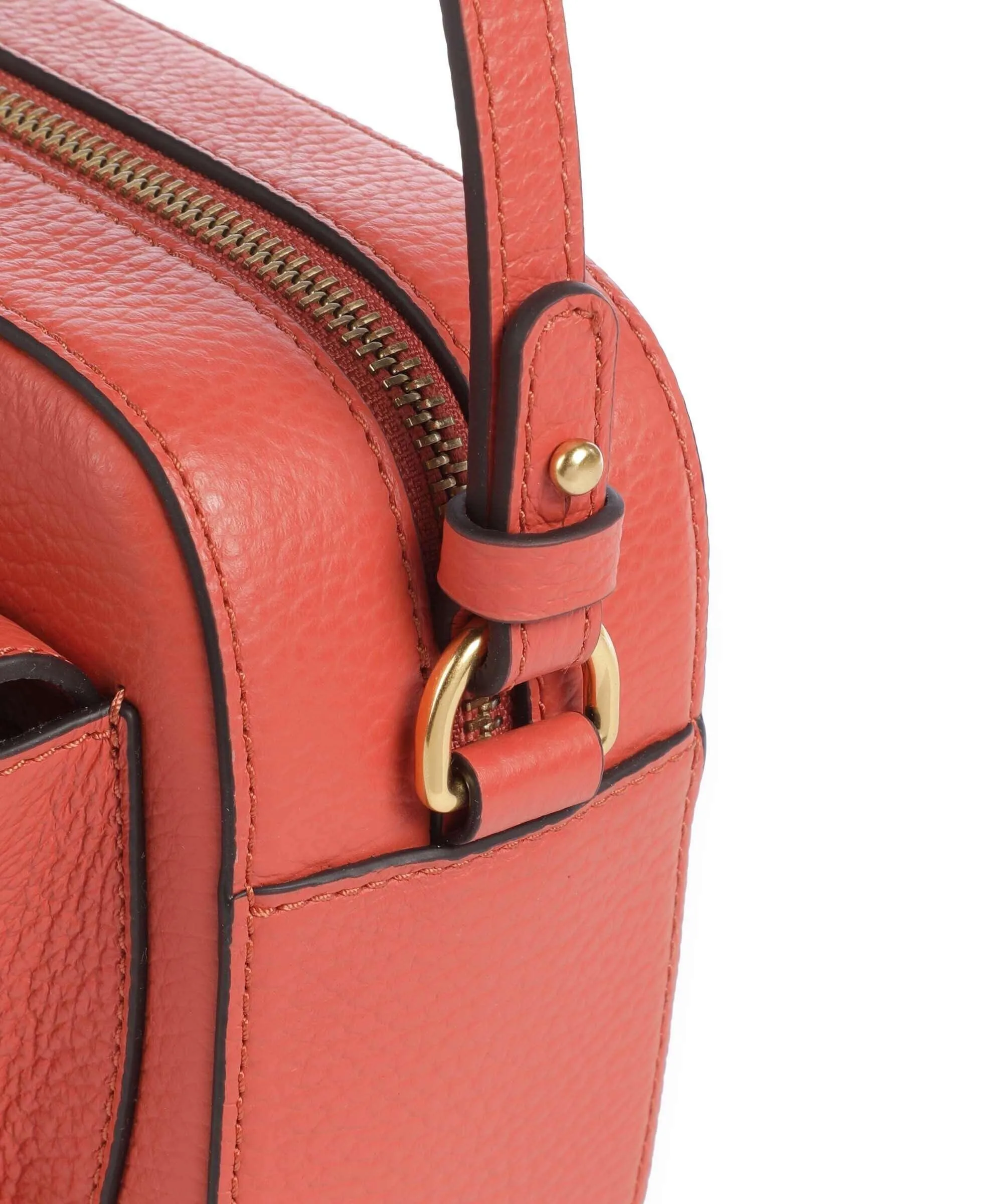  Coccinelle Beat Soft Borsa a tracolla pelle di vacchetta grana corallo  