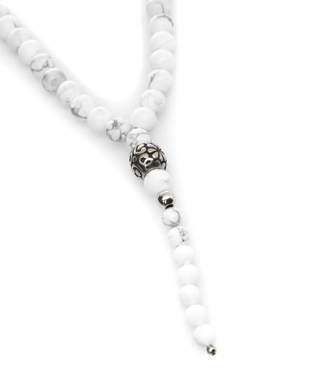 Collana bianco bianco