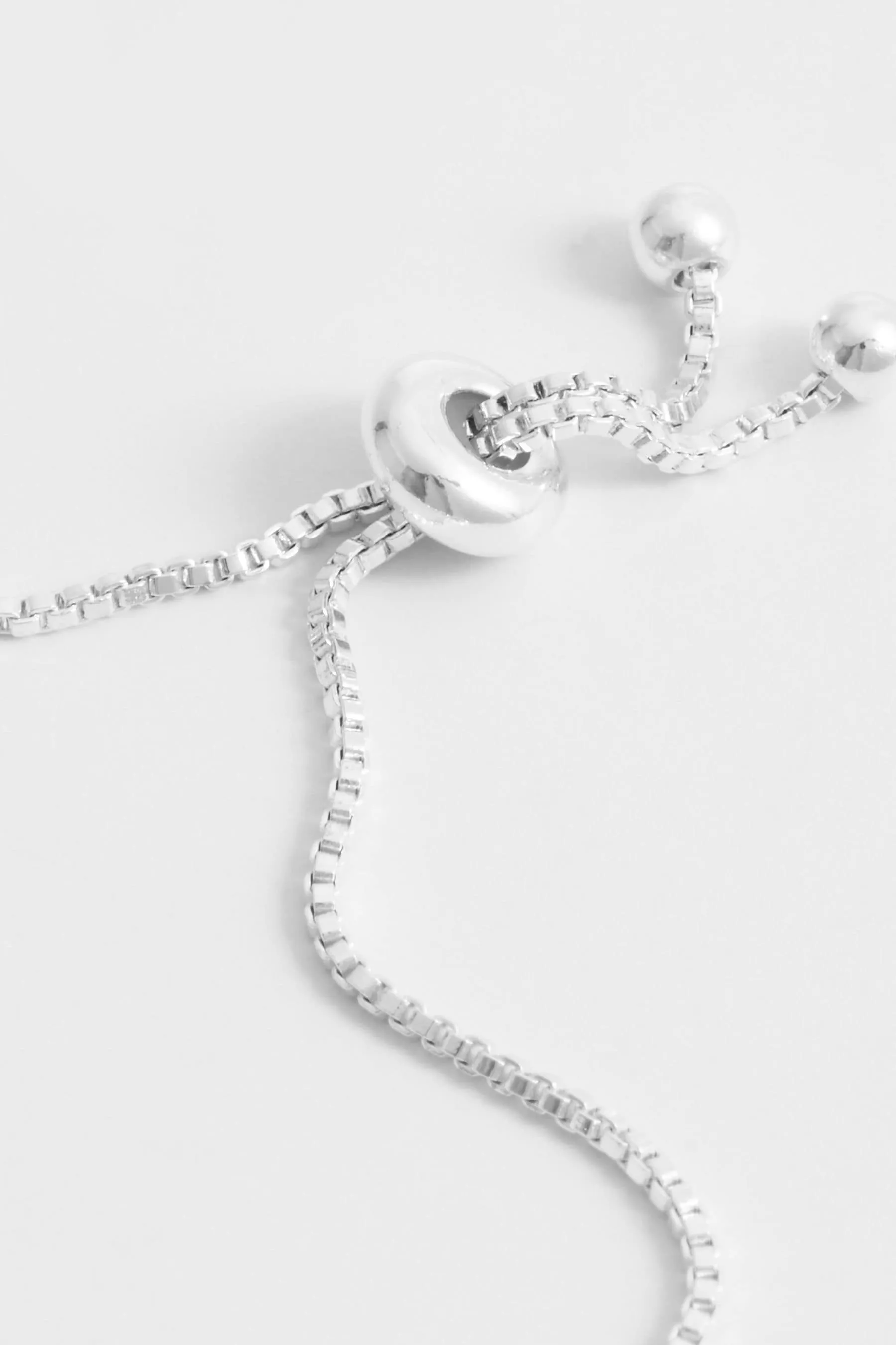 Colore argento  - Bracciale luccicante in scala