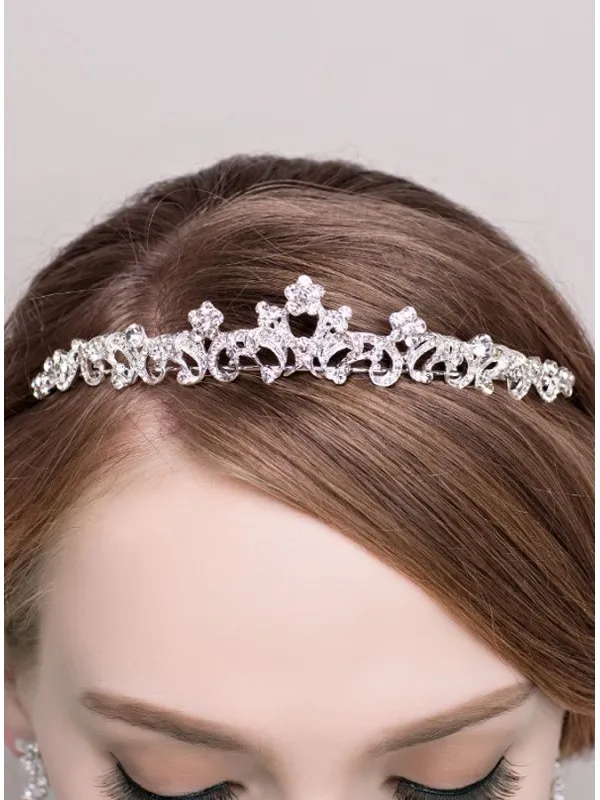 Completo di gioielli economici Sposa con Coroncina Orecchini e Collana
