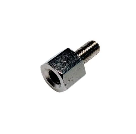 Distanziale filettato Esagonale Maschio/Femmina, in Ottone Nichelato, L. 47mm, M4 x M4