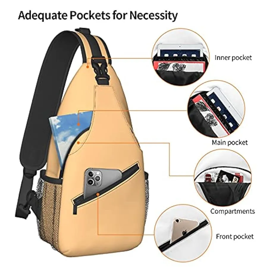DJNGN Borsa a tracolla con tuorlo d’uovo, borsa a tracolla, zaino da trekking all’aperto per il fine settimana, adatto per uomin