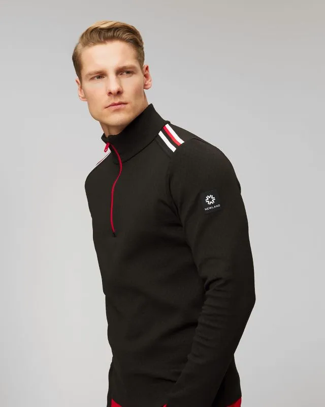 Dolcevita tecnico nero da uomo Newland Heracles