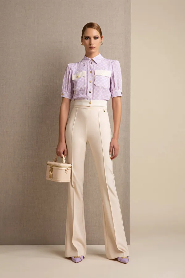 ELISABETTA FRANCHI Camicia crop