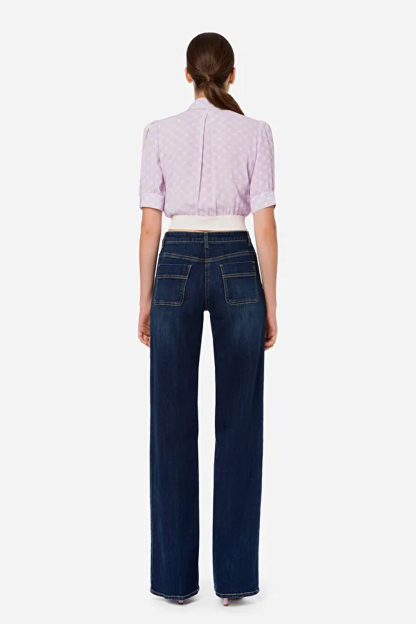 ELISABETTA FRANCHI Camicia crop