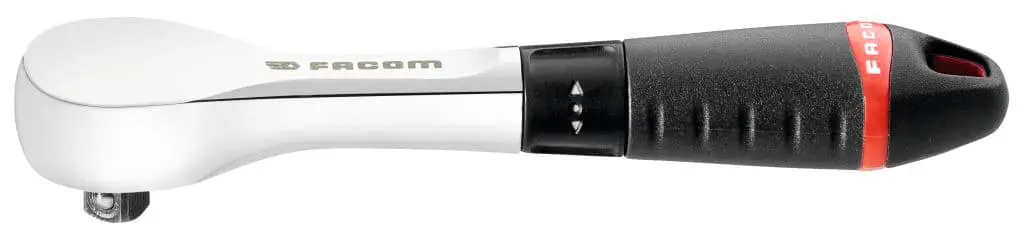 FACOM - Cricchetto reversibile con dentatura fine, 1/4 pollice, Modello: 1/4