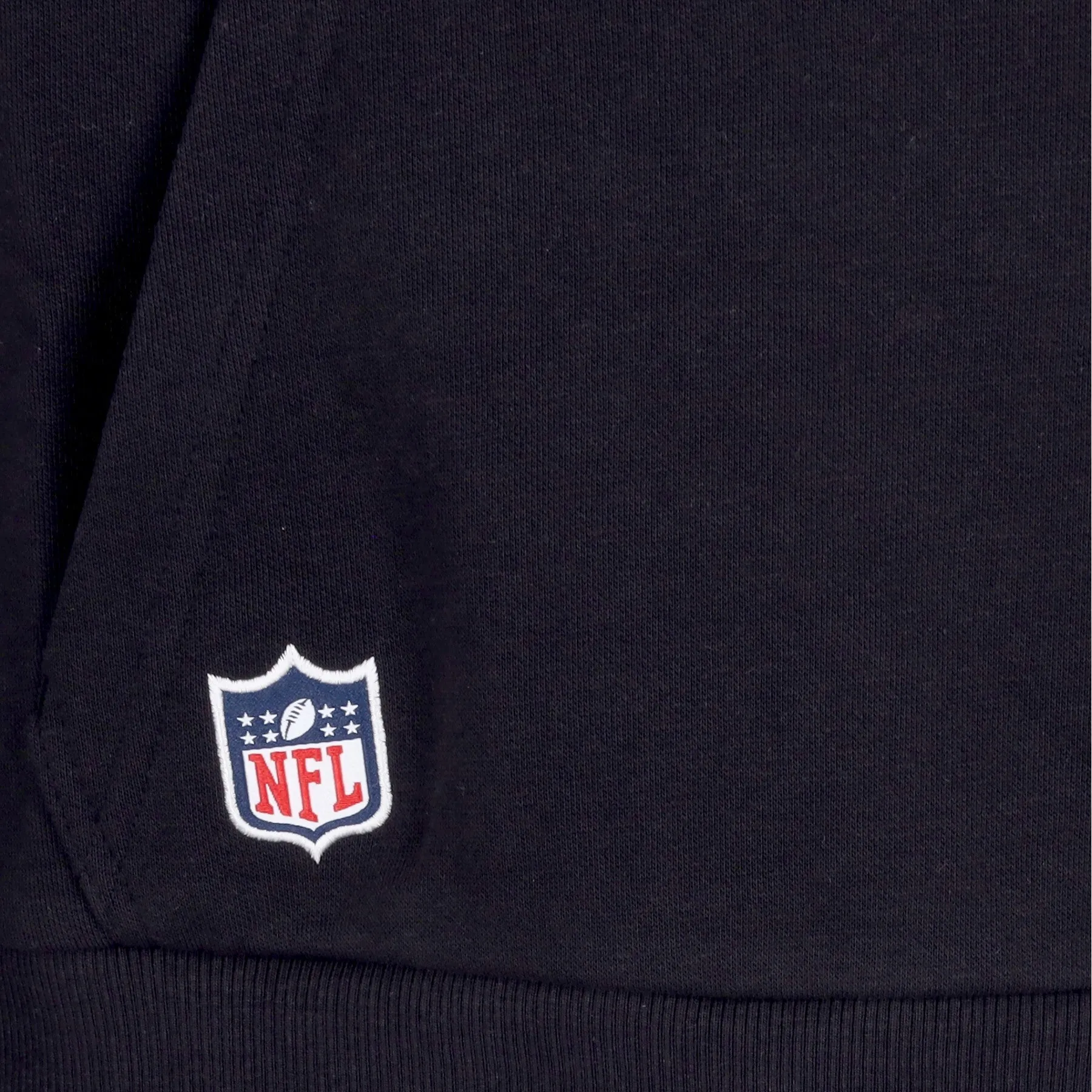 Felpa Cappuccio Uomo Nfl Script Team Hoody Lasrai Black/white